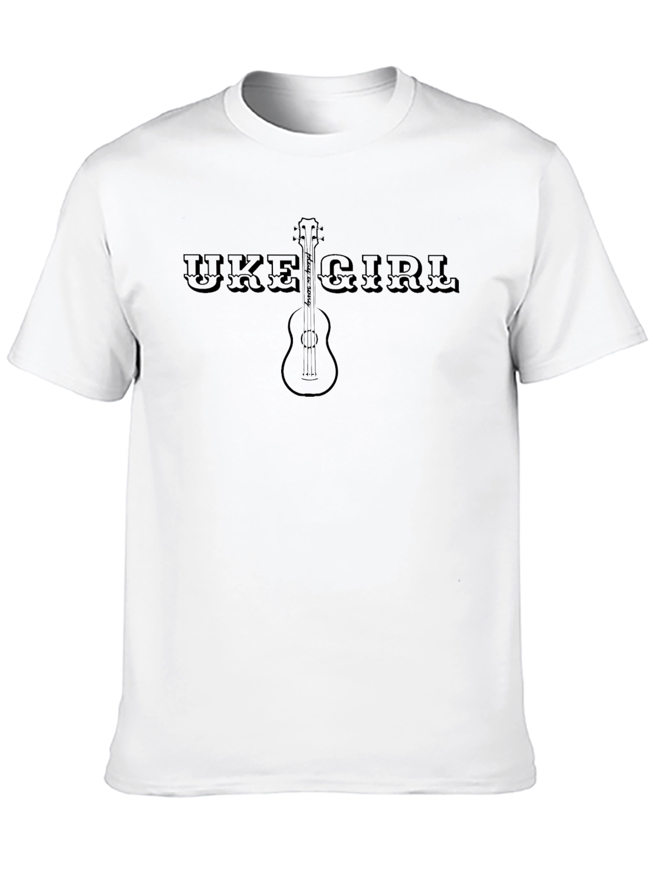 Uke Girl T-Shirt - Ukulele Player Tee