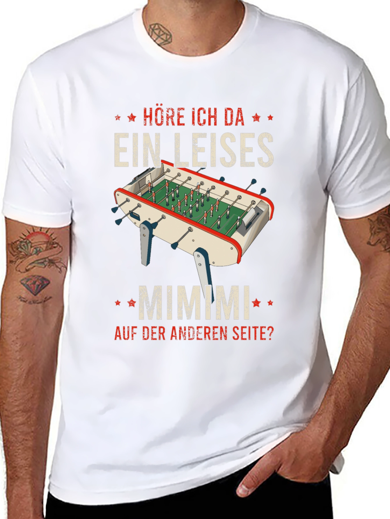 Foosball Table Game Graphic T-Shirt