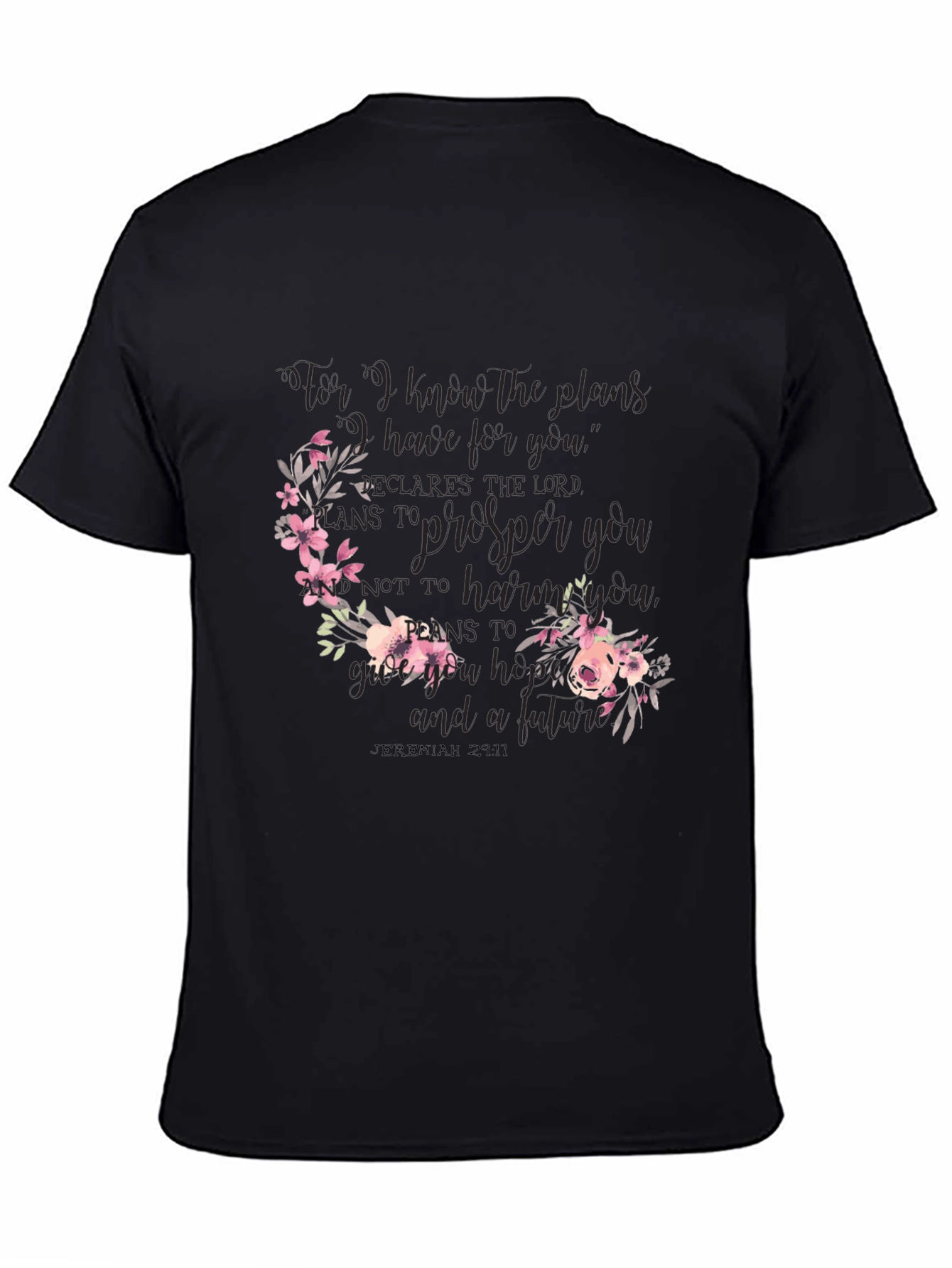 Floral Jeremiah 29:11 Graphic Tee