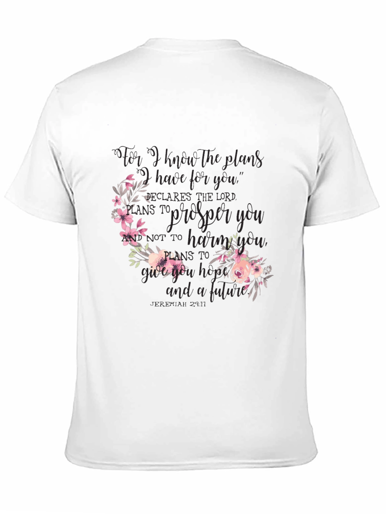 Floral Jeremiah 29:11 Graphic Tee