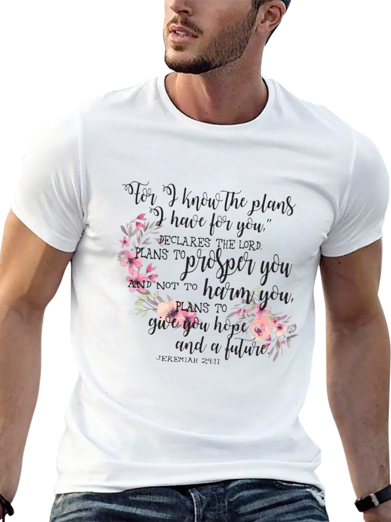 Floral Jeremiah 29:11 Graphic Tee