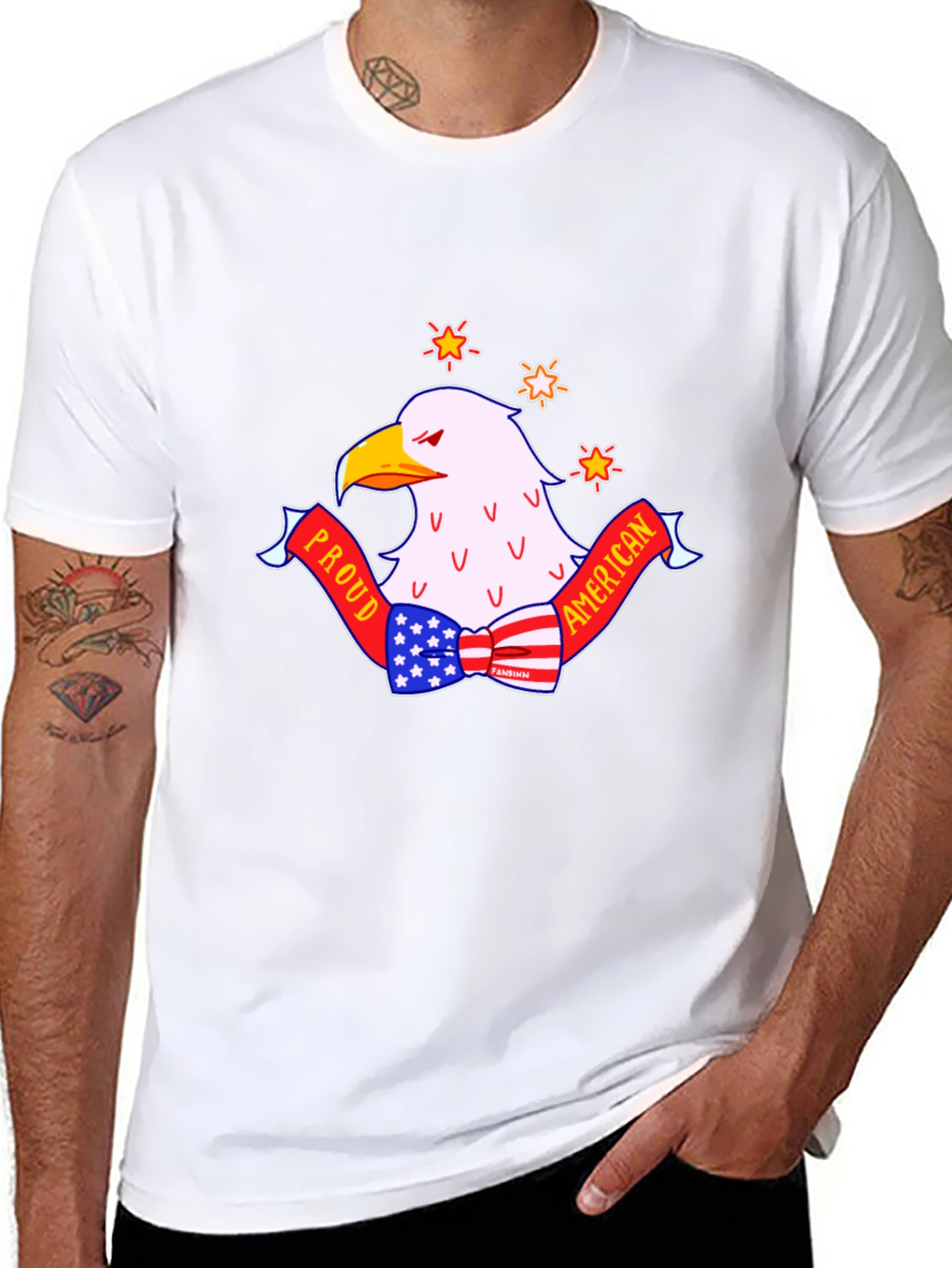 Proud American Eagle Graphic T-Shirt