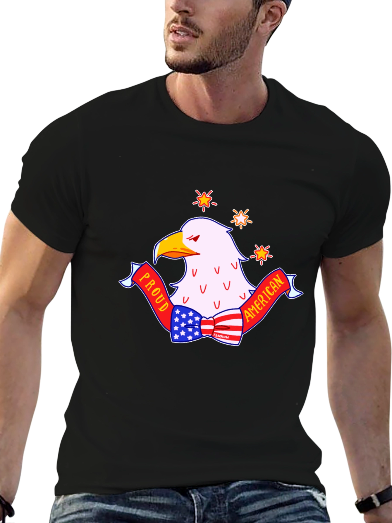 Proud American Eagle Graphic T-Shirt