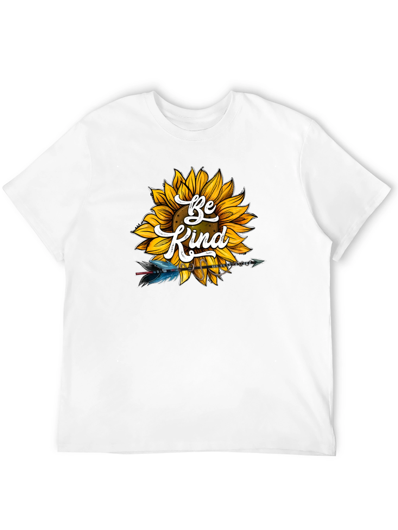 Be Kind Sunflower Arrow T-Shirt