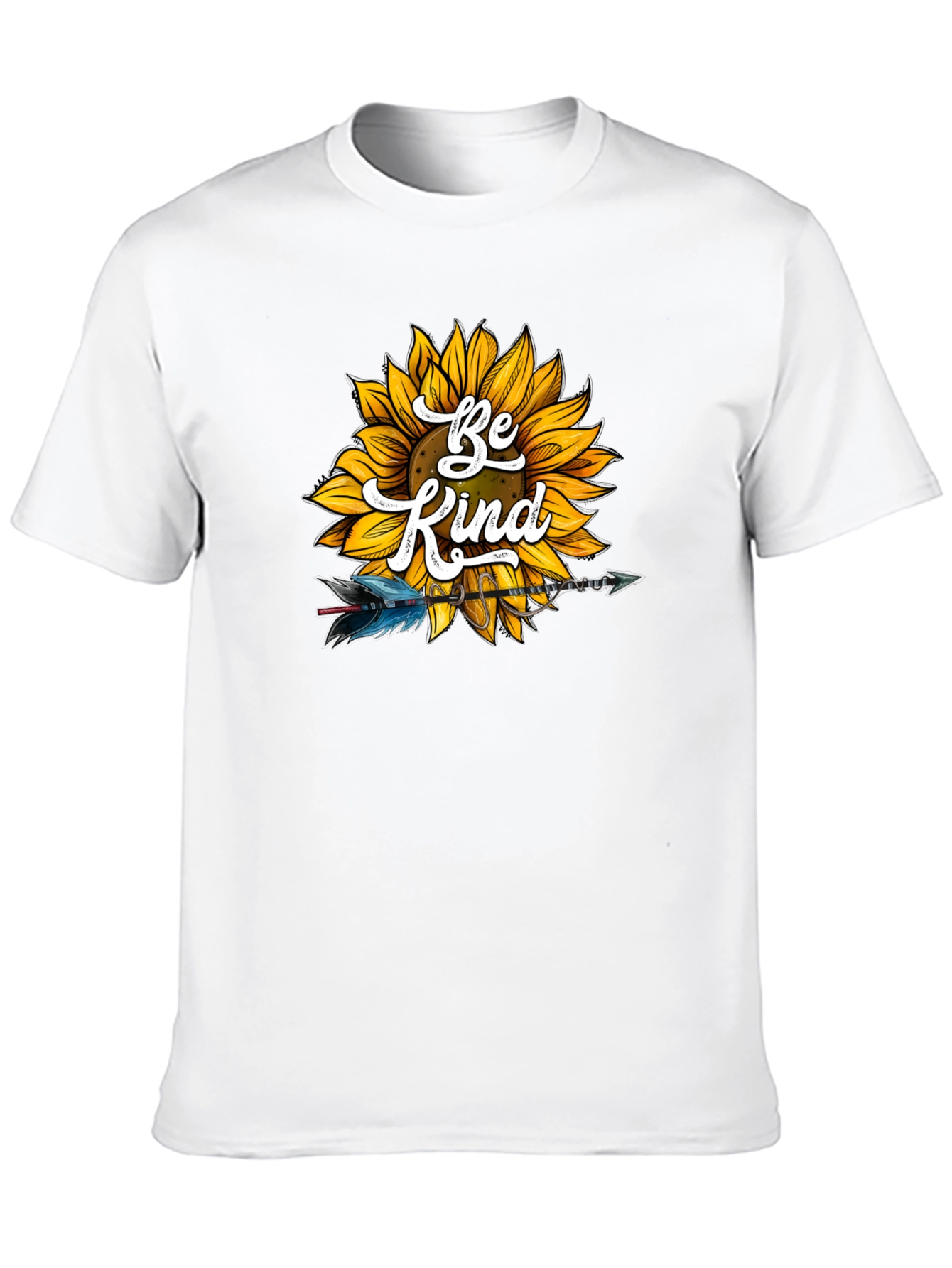 Be Kind Sunflower Arrow T-Shirt