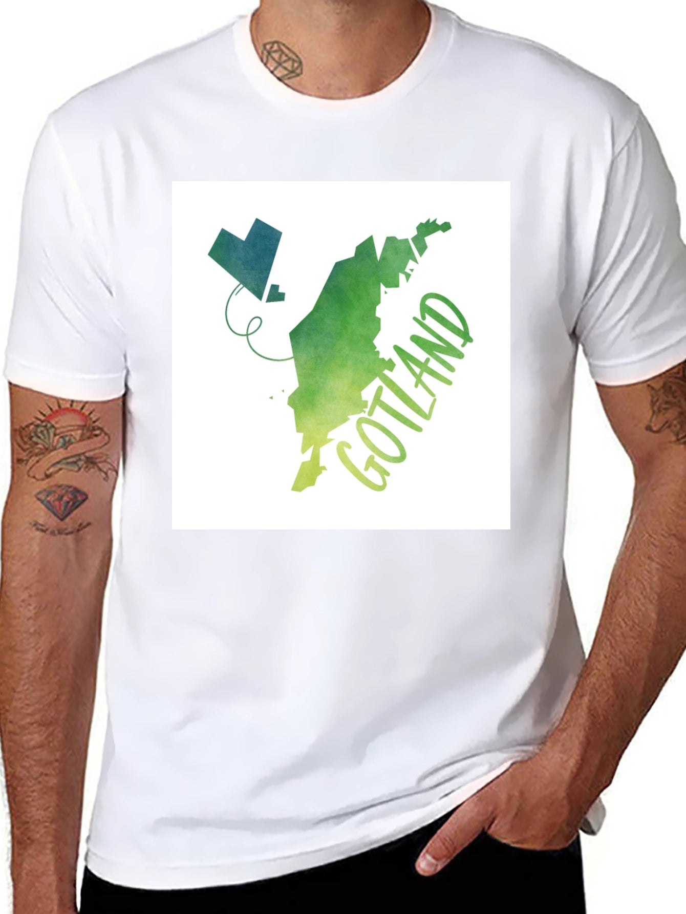 Gotland Map T-Shirt - Stylish Island Pride