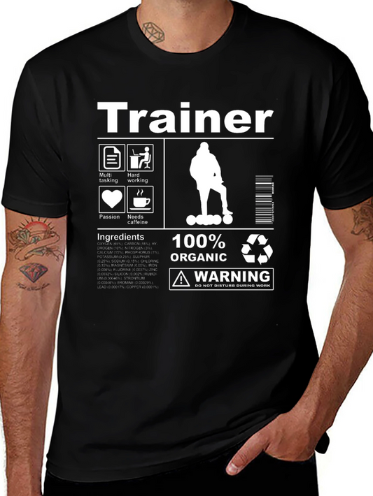 Trainer T-Shirt: 100% Organic Do Not Disturb