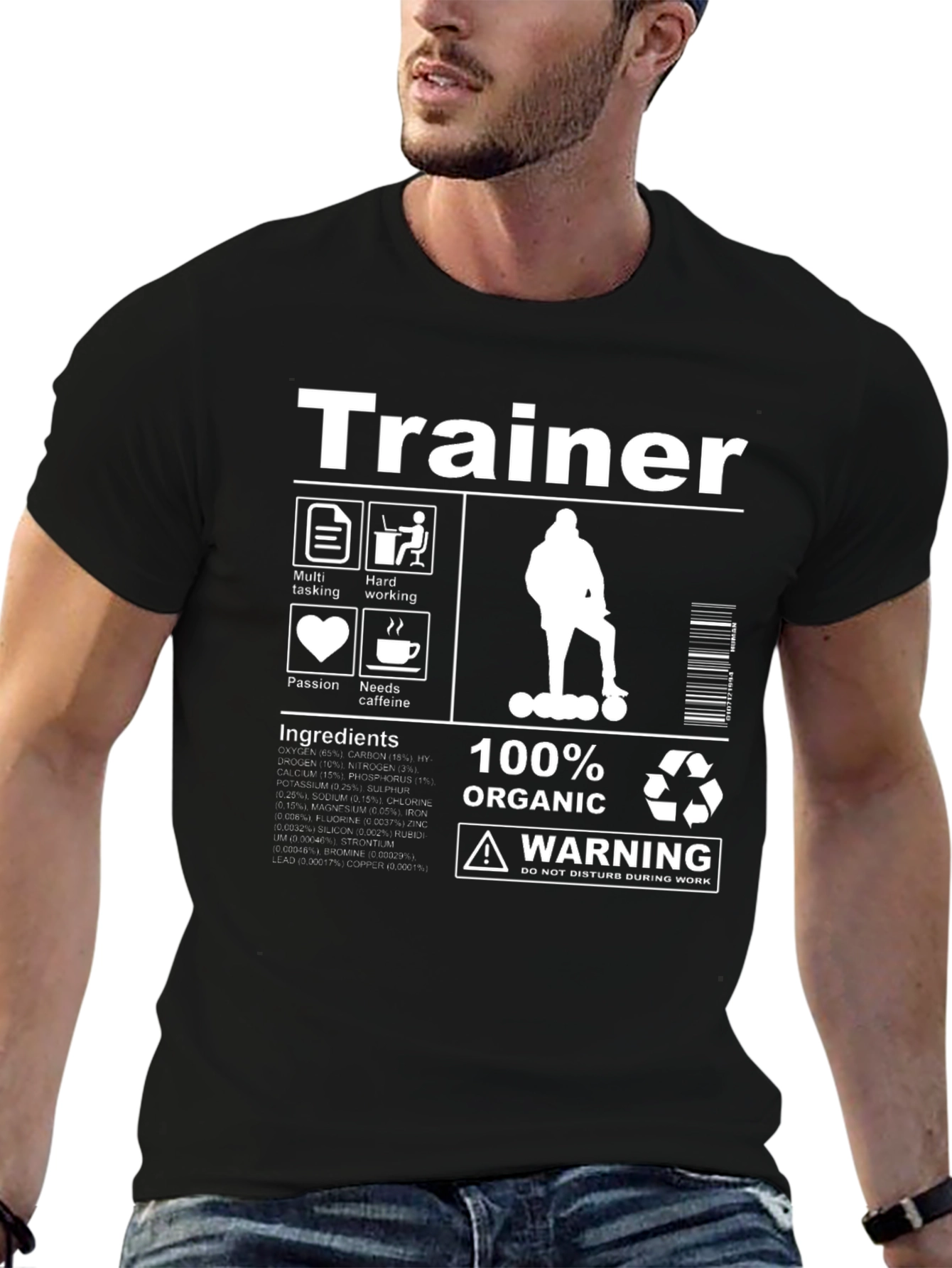 Trainer T-Shirt: 100% Organic Do Not Disturb