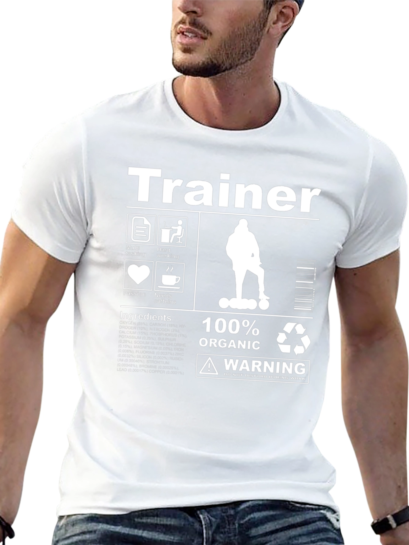 Trainer T-Shirt: 100% Organic Do Not Disturb