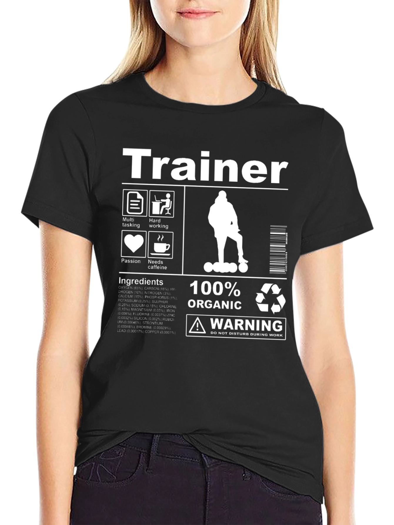 Trainer T-Shirt: 100% Organic Do Not Disturb