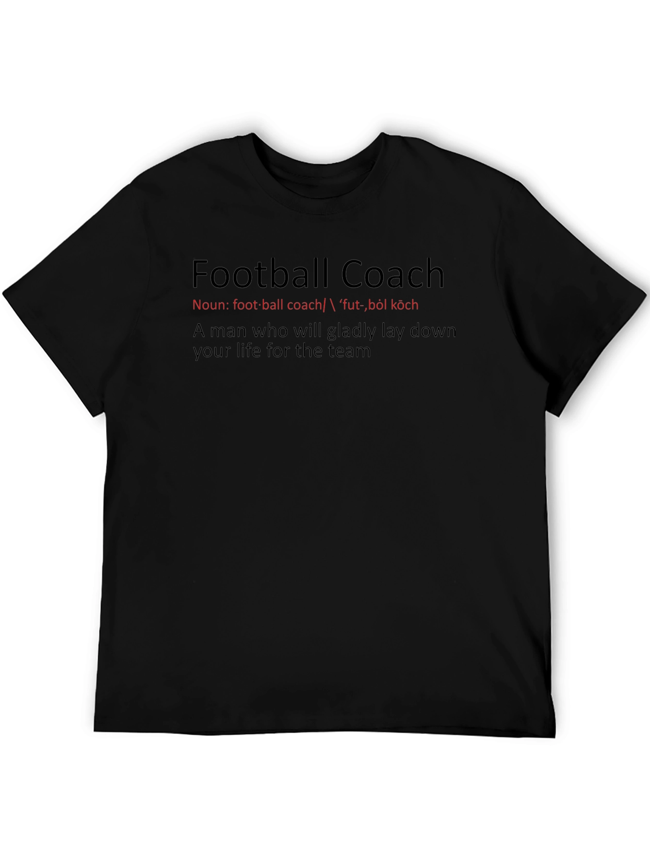 Football Coach Definition T-Shirt