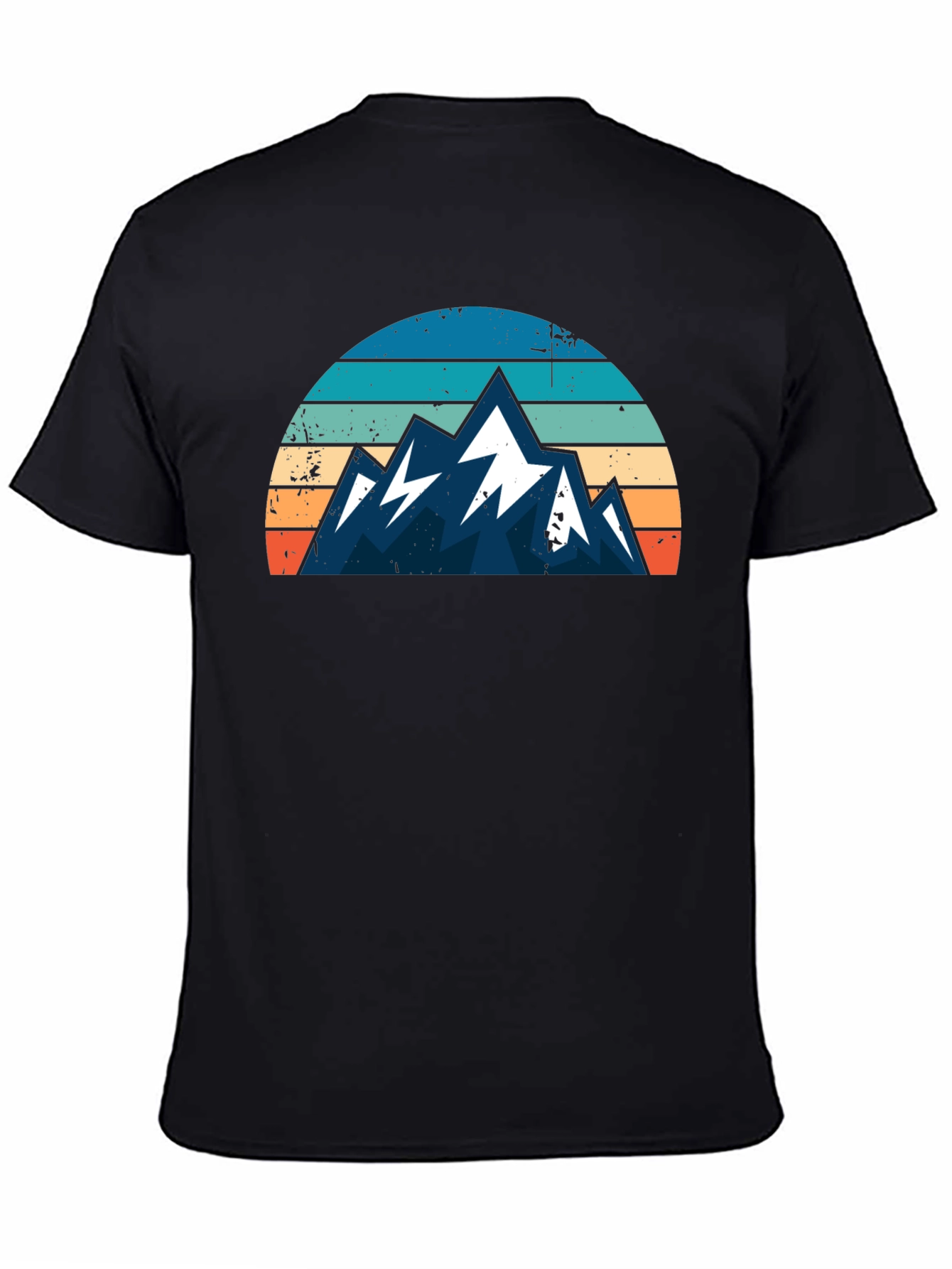 Retro Mountain T-Shirt: Adventure Awaits!