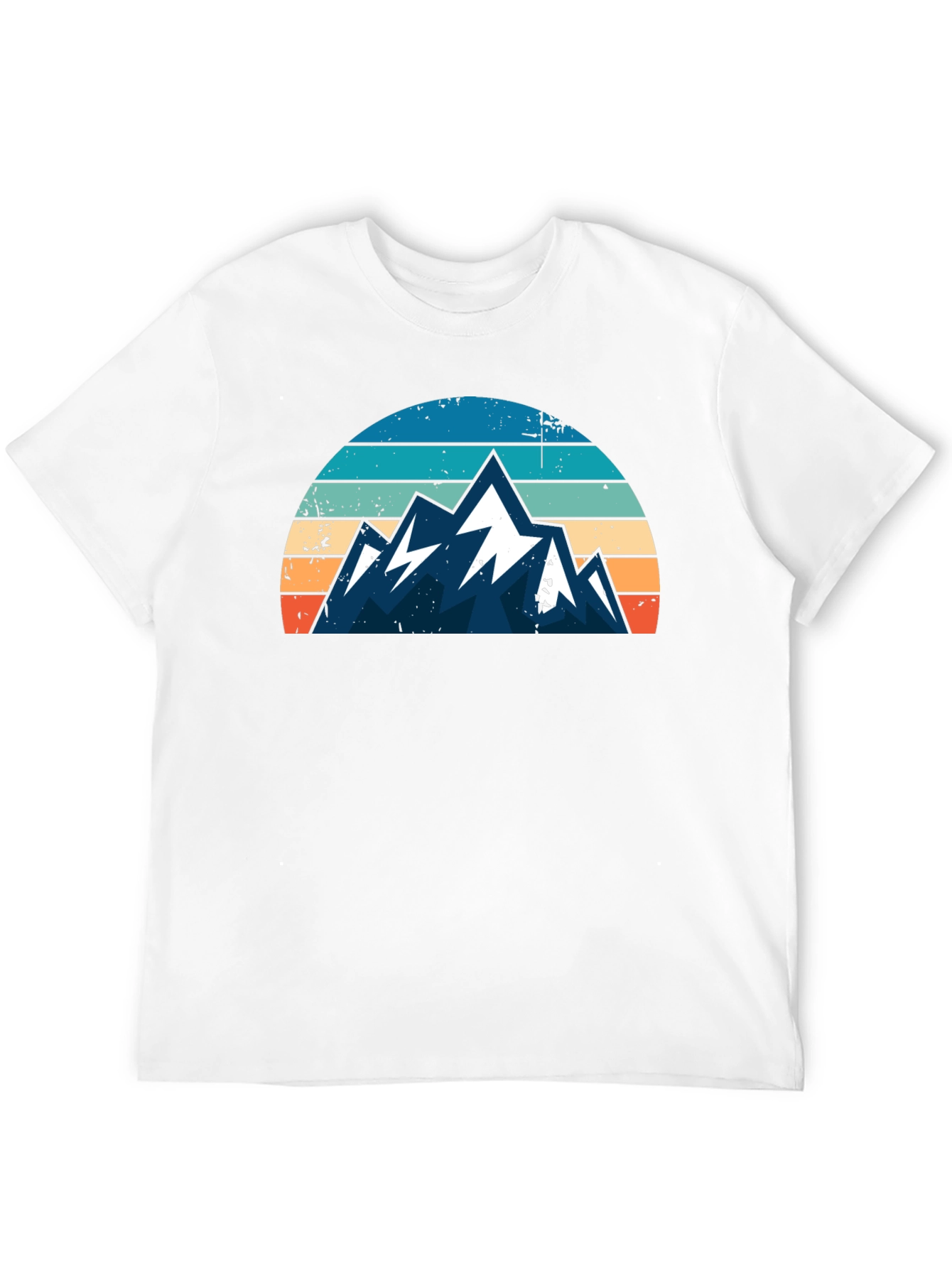 Retro Mountain T-Shirt: Adventure Awaits!