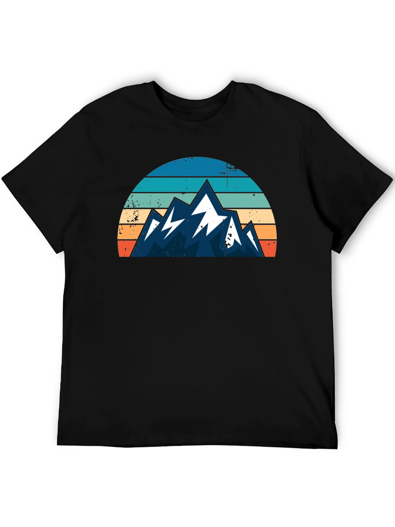 Retro Mountain T-Shirt: Adventure Awaits!