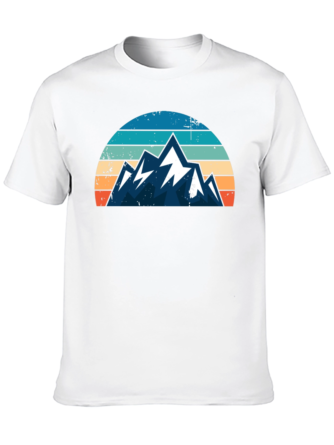 Retro Mountain T-Shirt: Adventure Awaits!