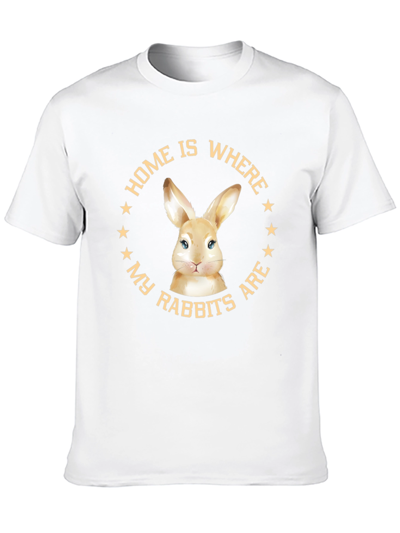 Home Is Where My Rabbits Are Graphic Tee