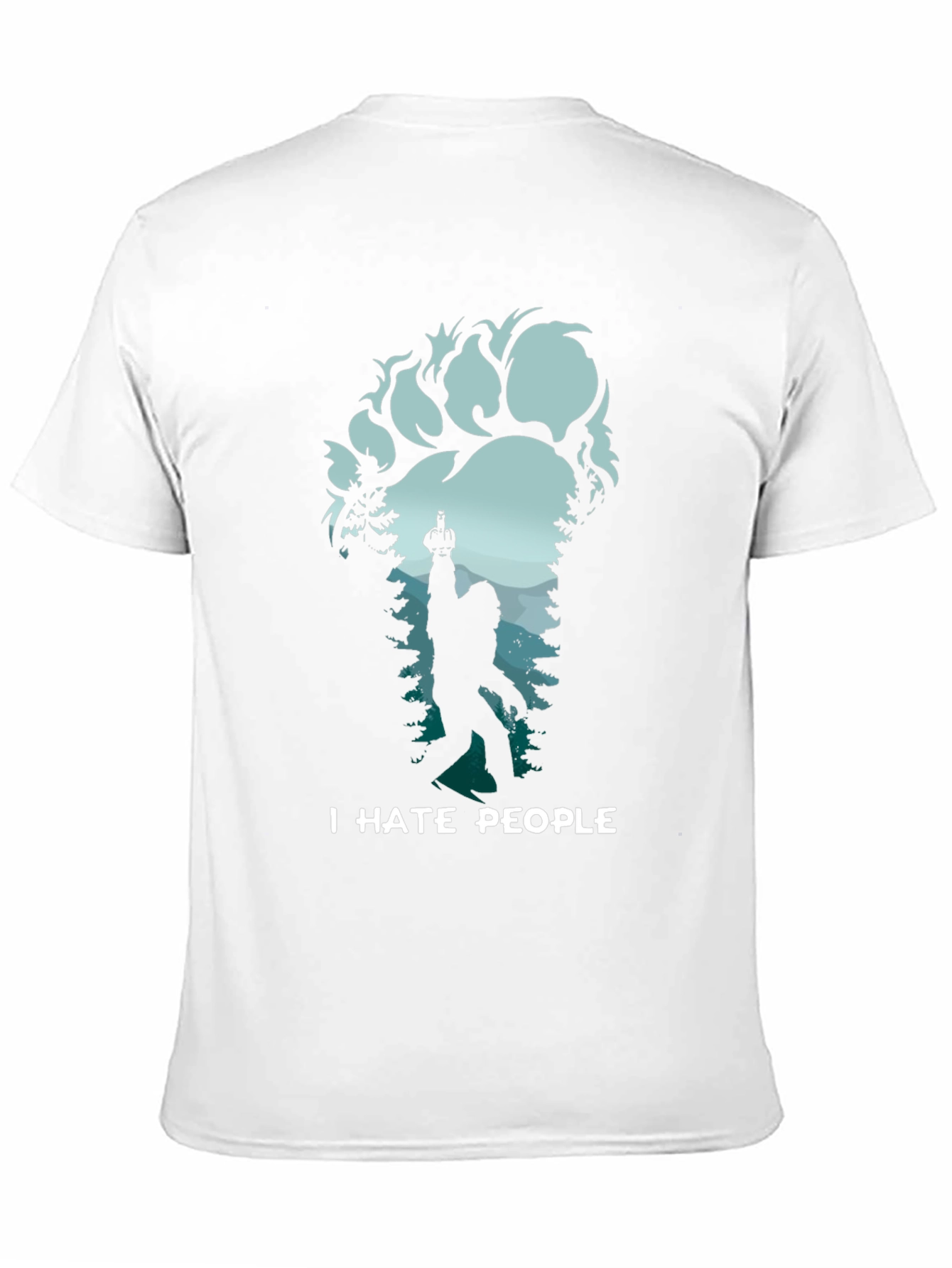 I Hate People Bigfoot T-Shirt