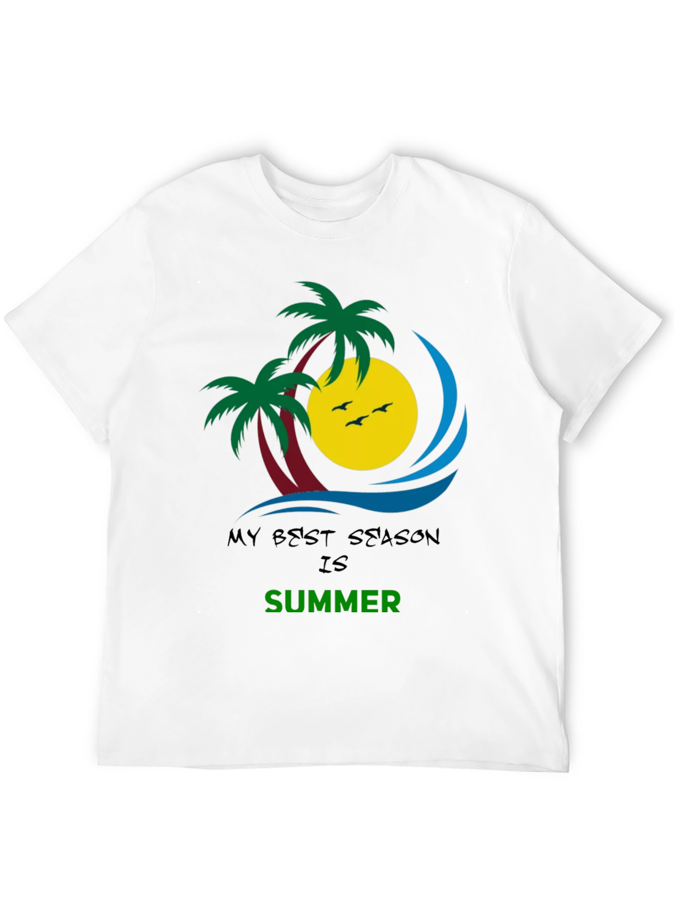 Summer Season Graphic T-Shirt