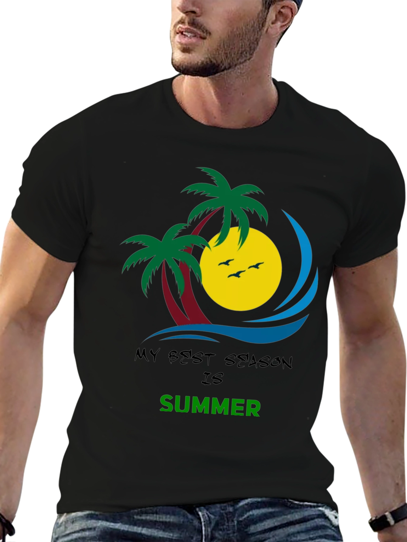 Summer Season Graphic T-Shirt