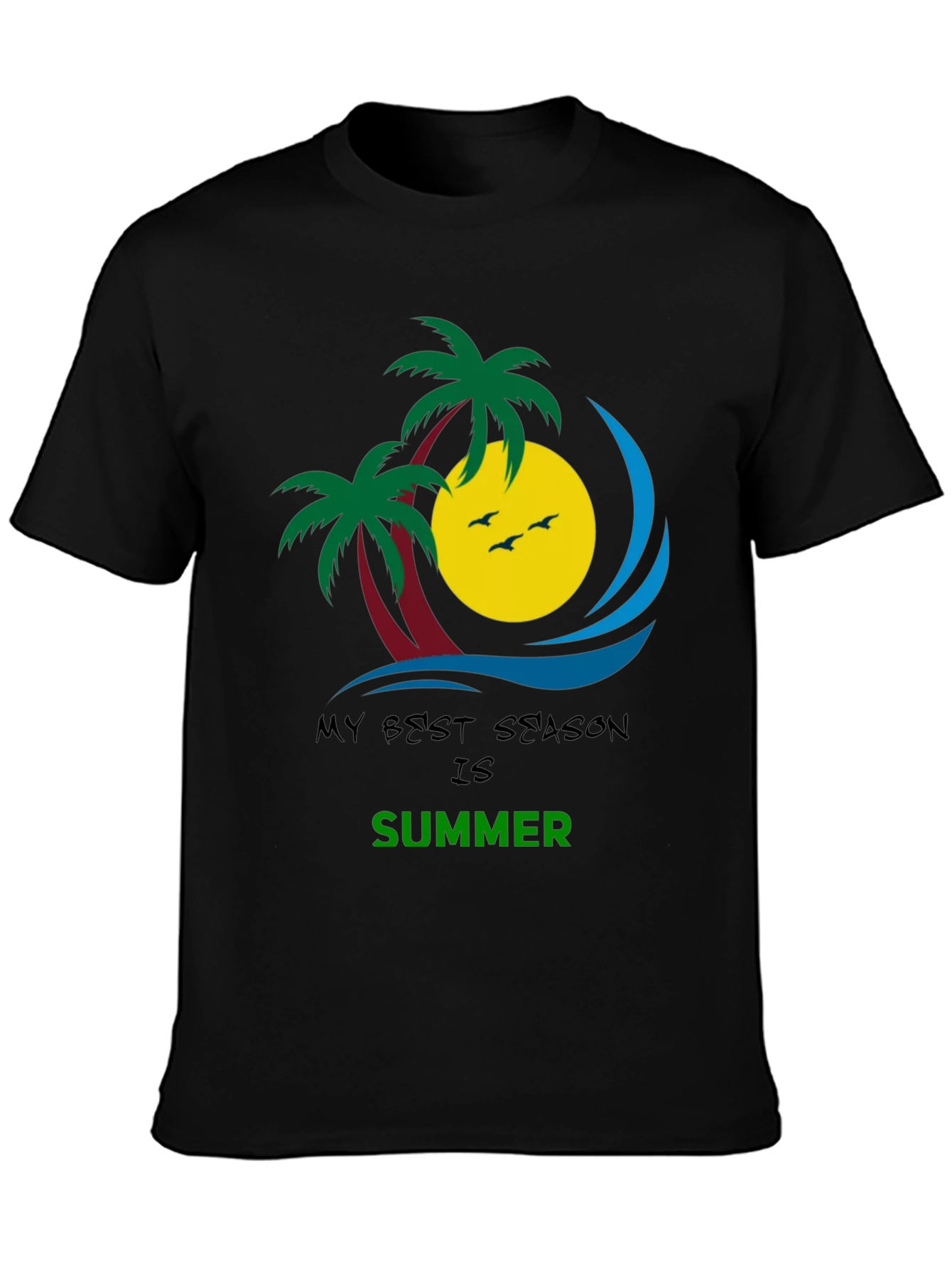 Summer Season Graphic T-Shirt