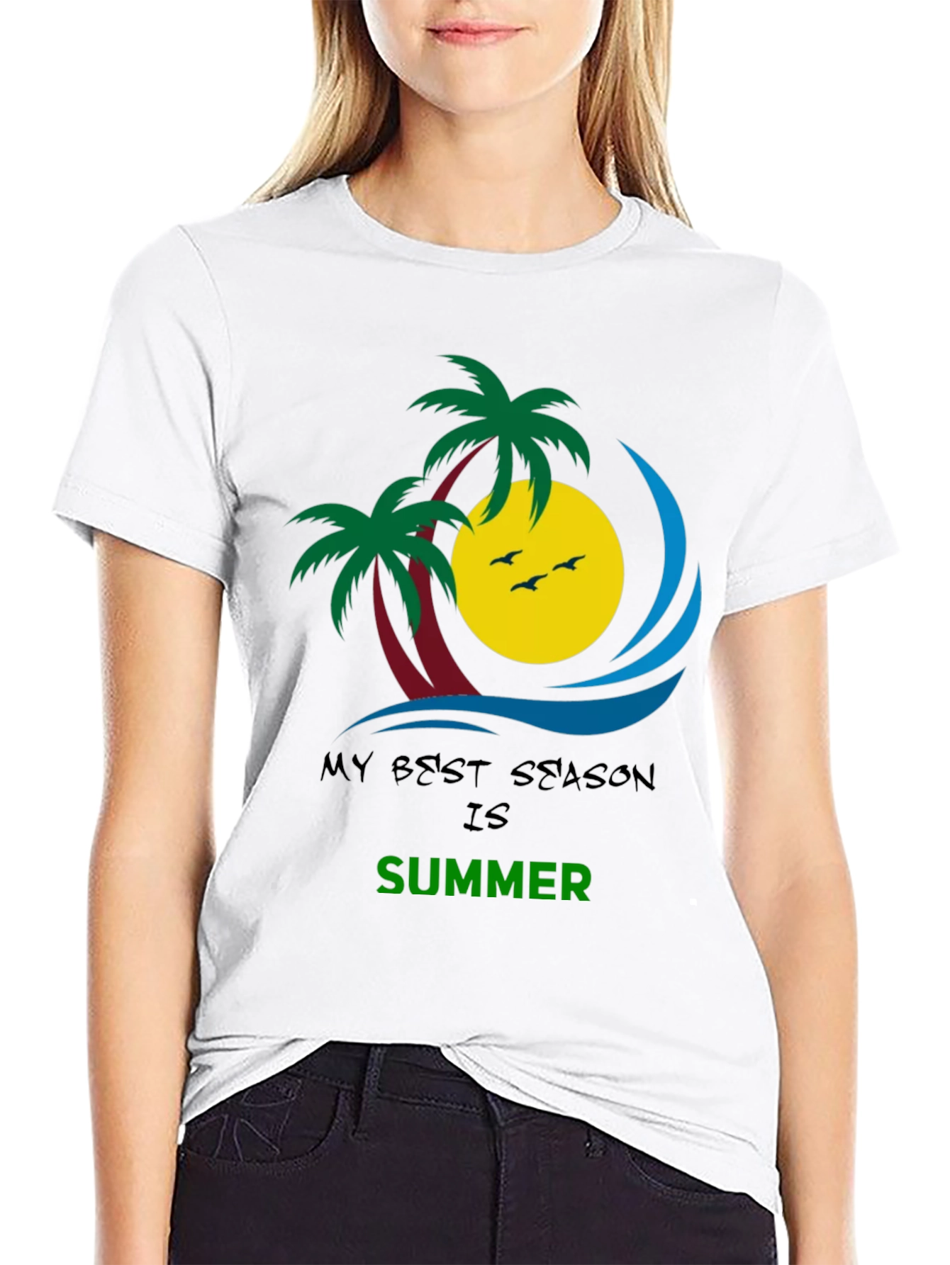 Summer Season Graphic T-Shirt