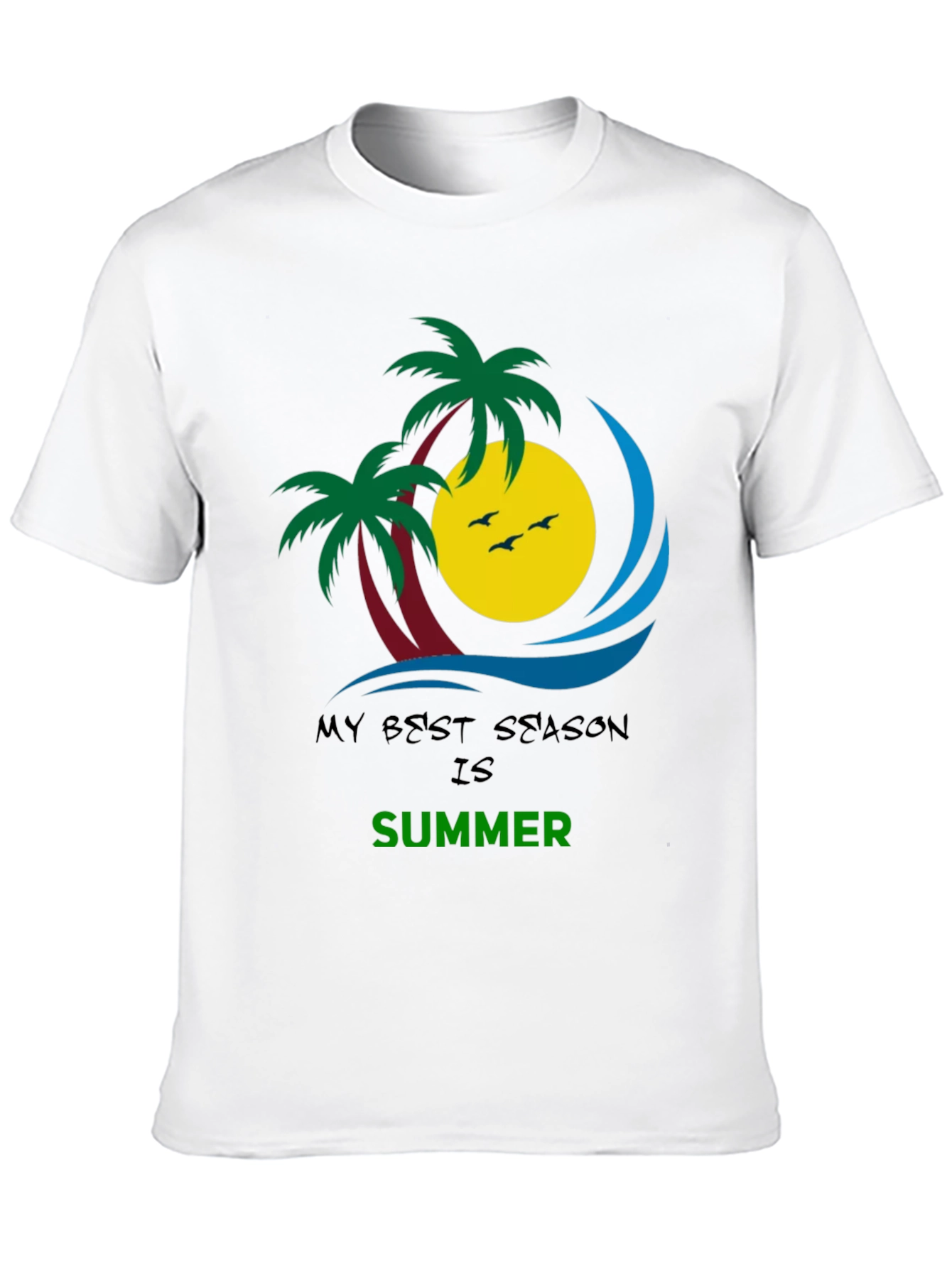 Summer Season Graphic T-Shirt
