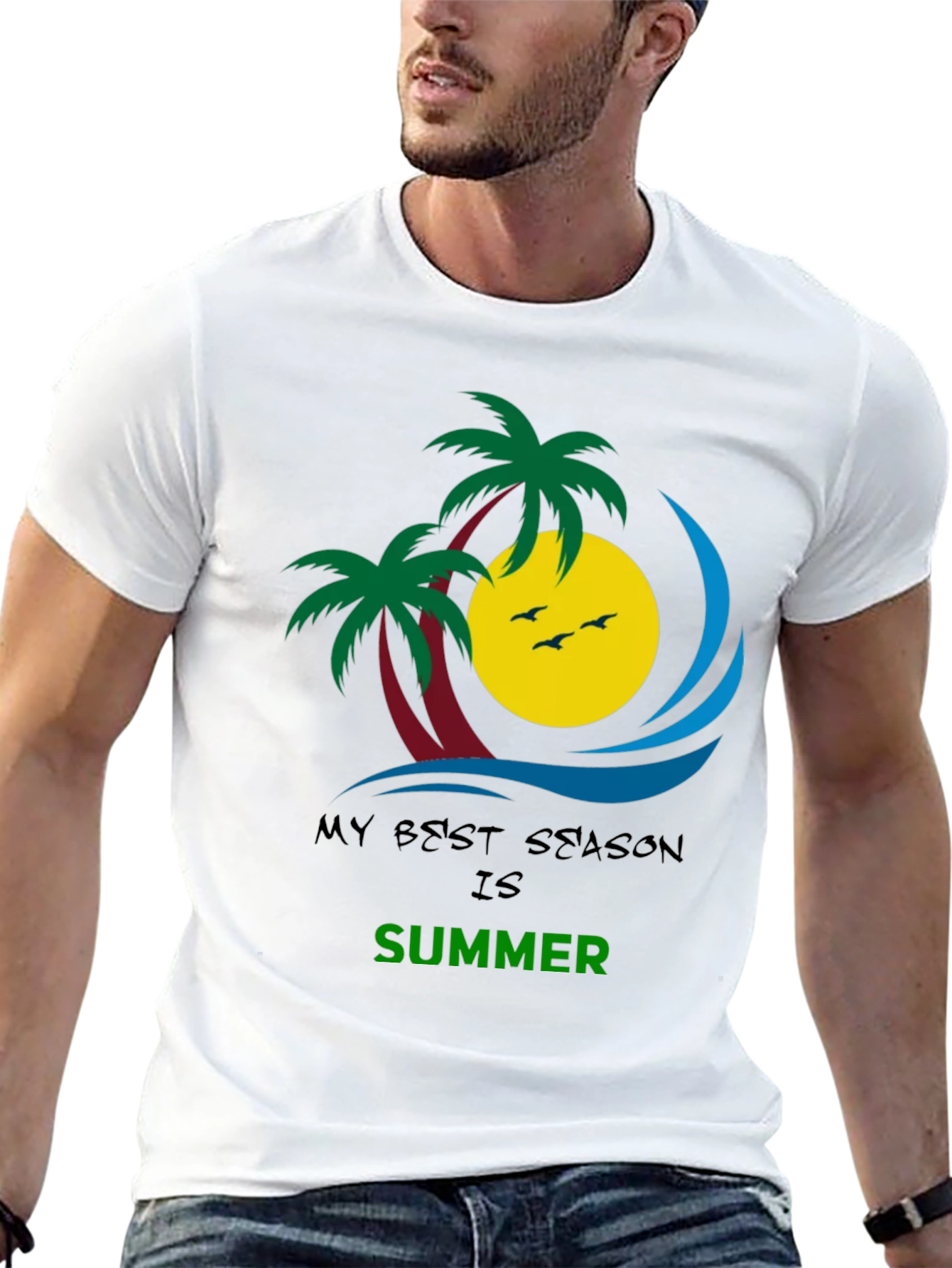 Summer Season Graphic T-Shirt