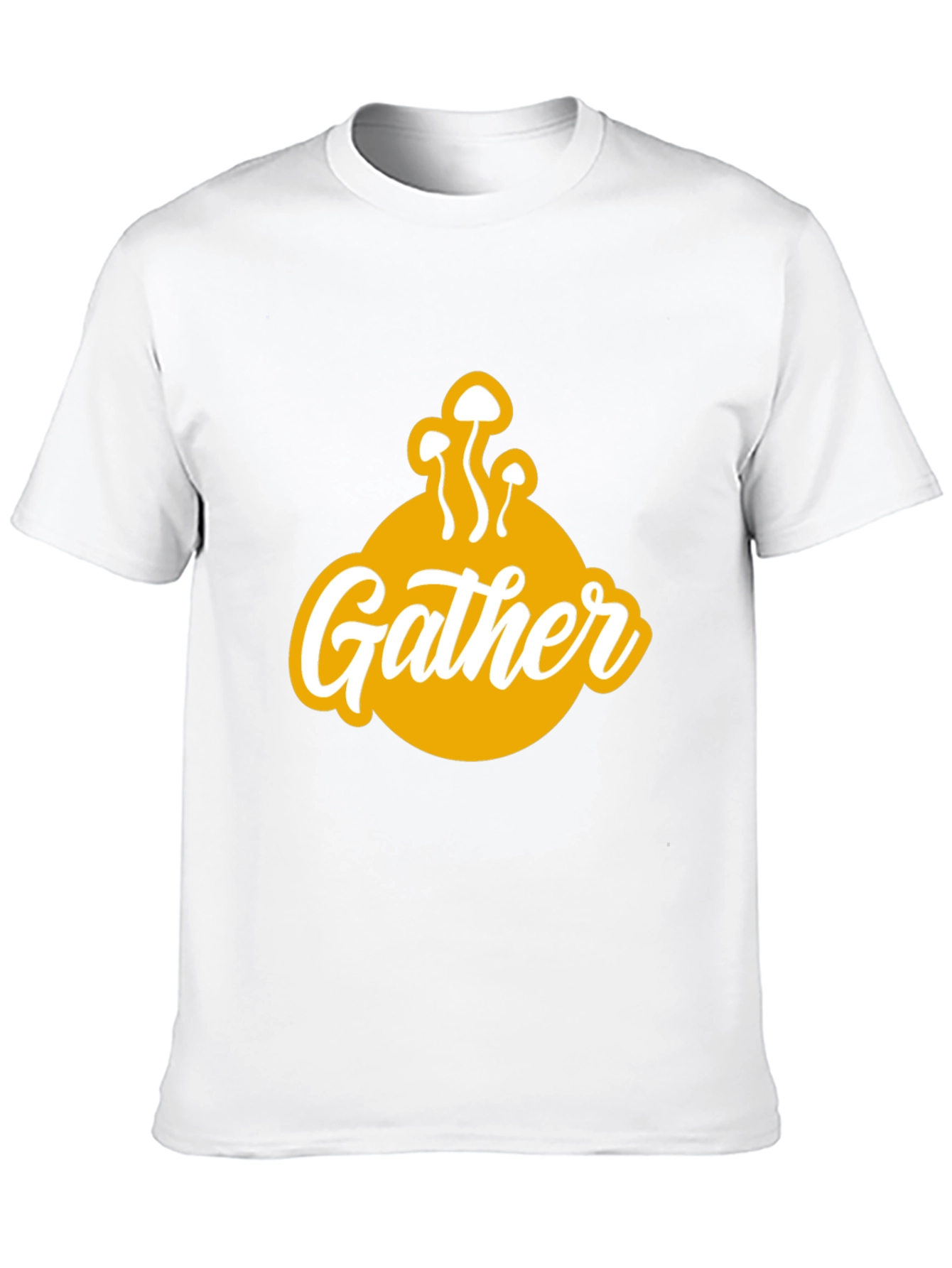 Gather Mushroom Graphic Tee - Soft Cotton Blend