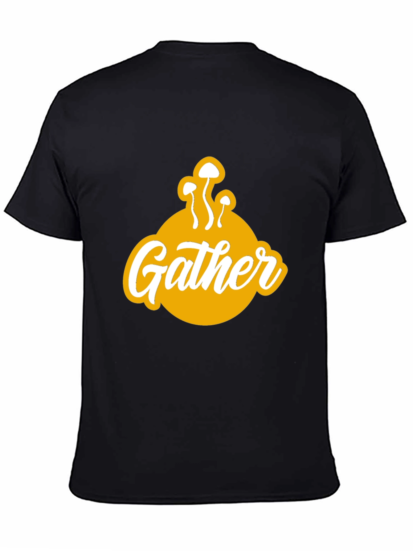 Gather Mushroom Graphic Tee - Soft Cotton Blend