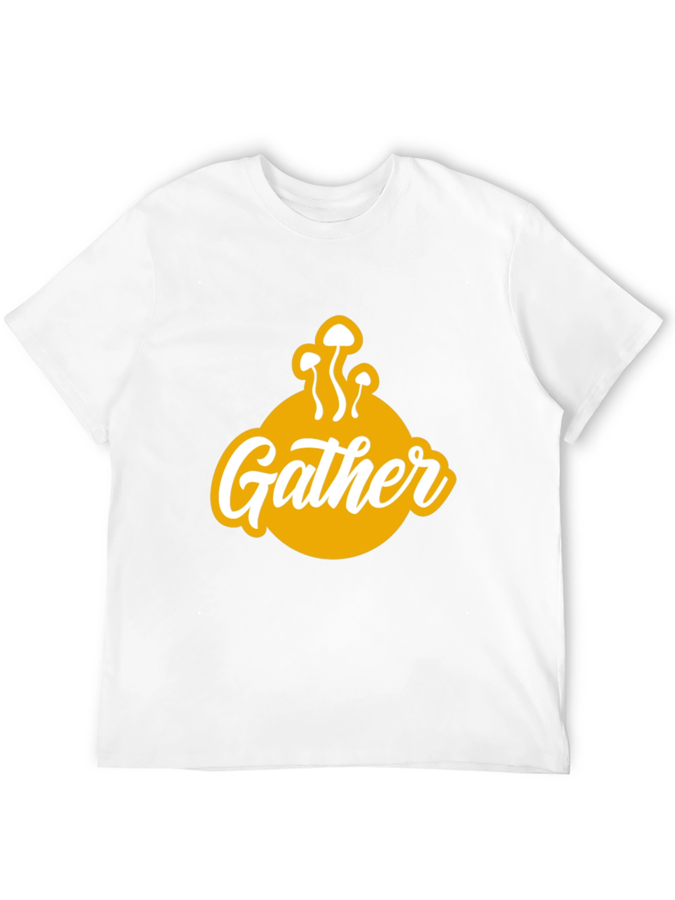 Gather Mushroom Graphic Tee - Soft Cotton Blend