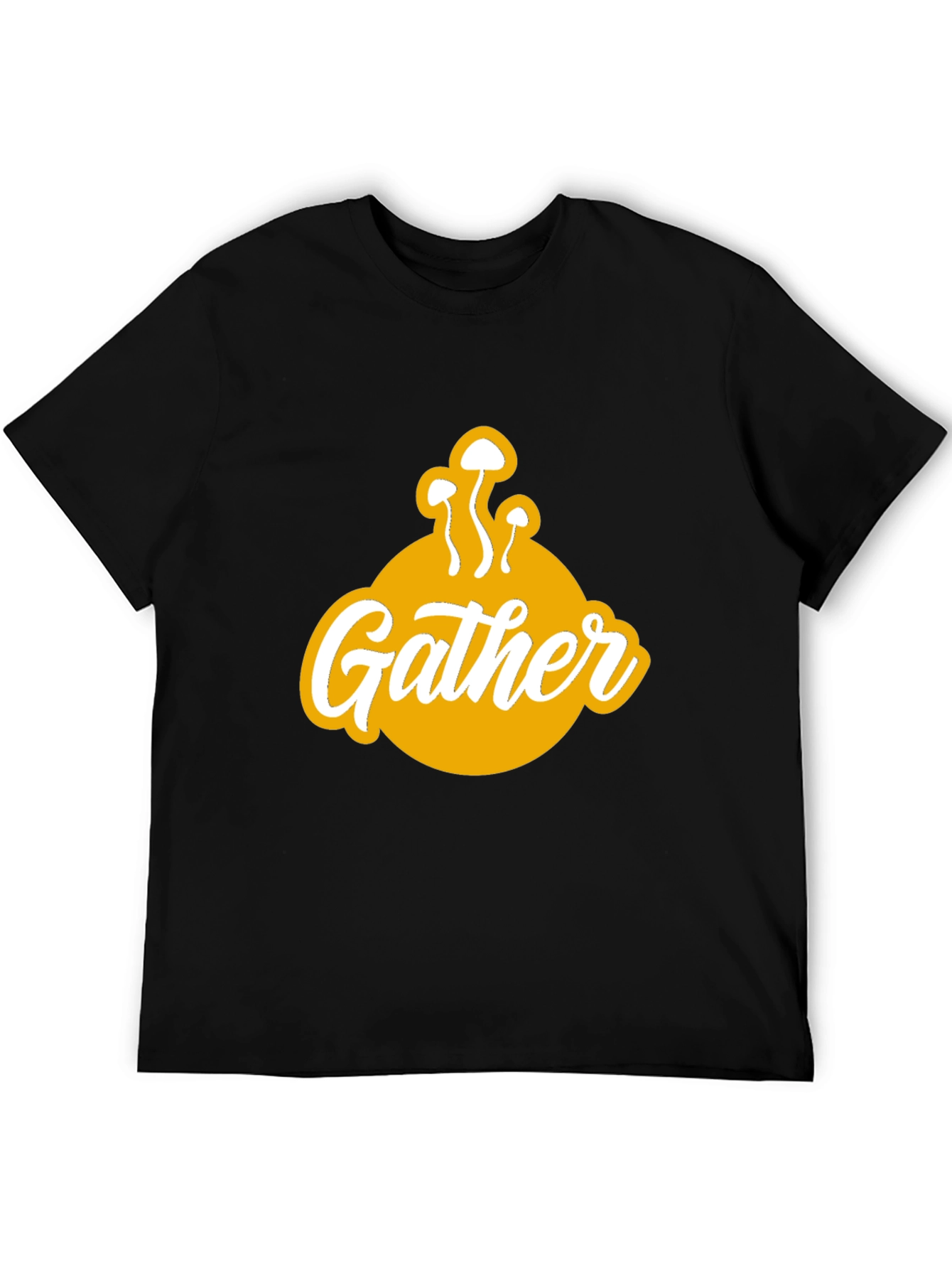 Gather Mushroom Graphic Tee - Soft Cotton Blend