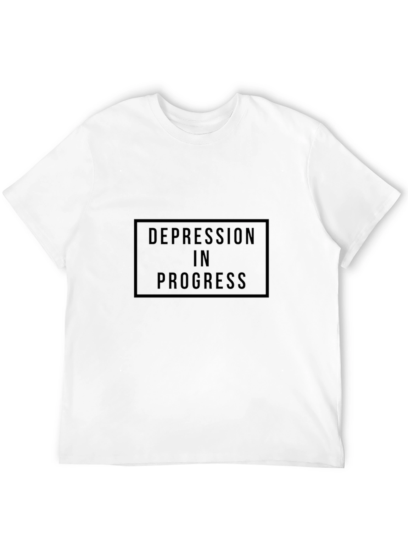 Depression in Progress Graphic Tee - Black