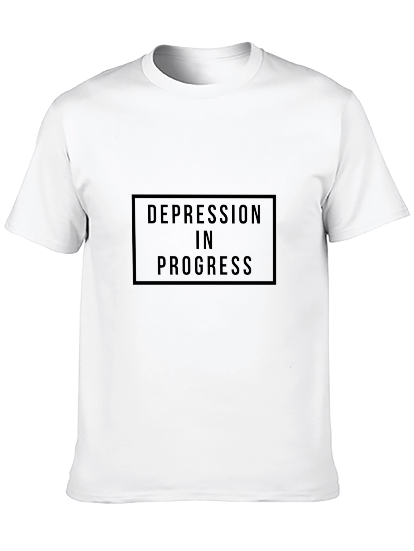 Depression in Progress Graphic Tee - Black