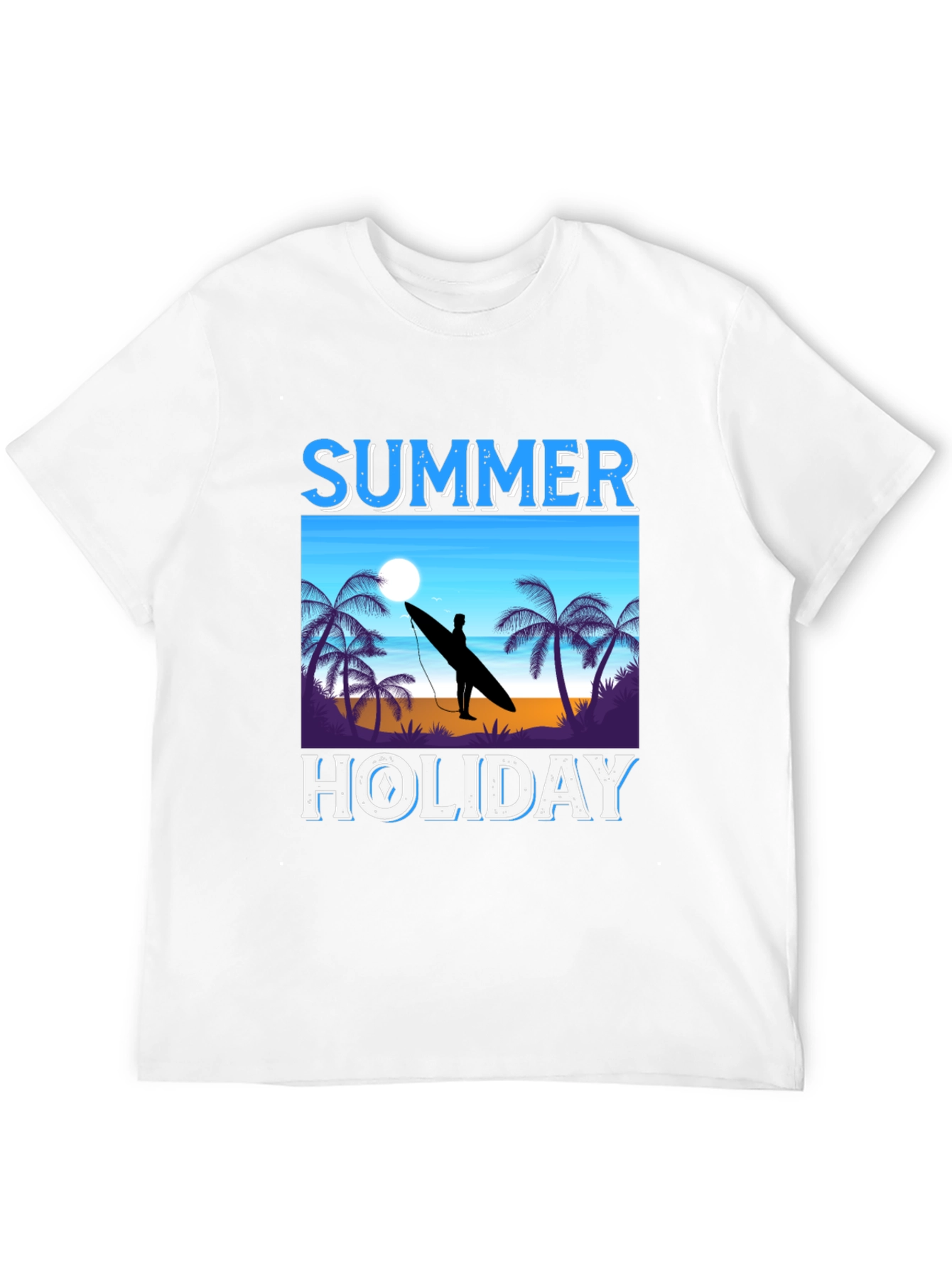 Summer Holiday Graphic T-Shirt - Beach Vibe