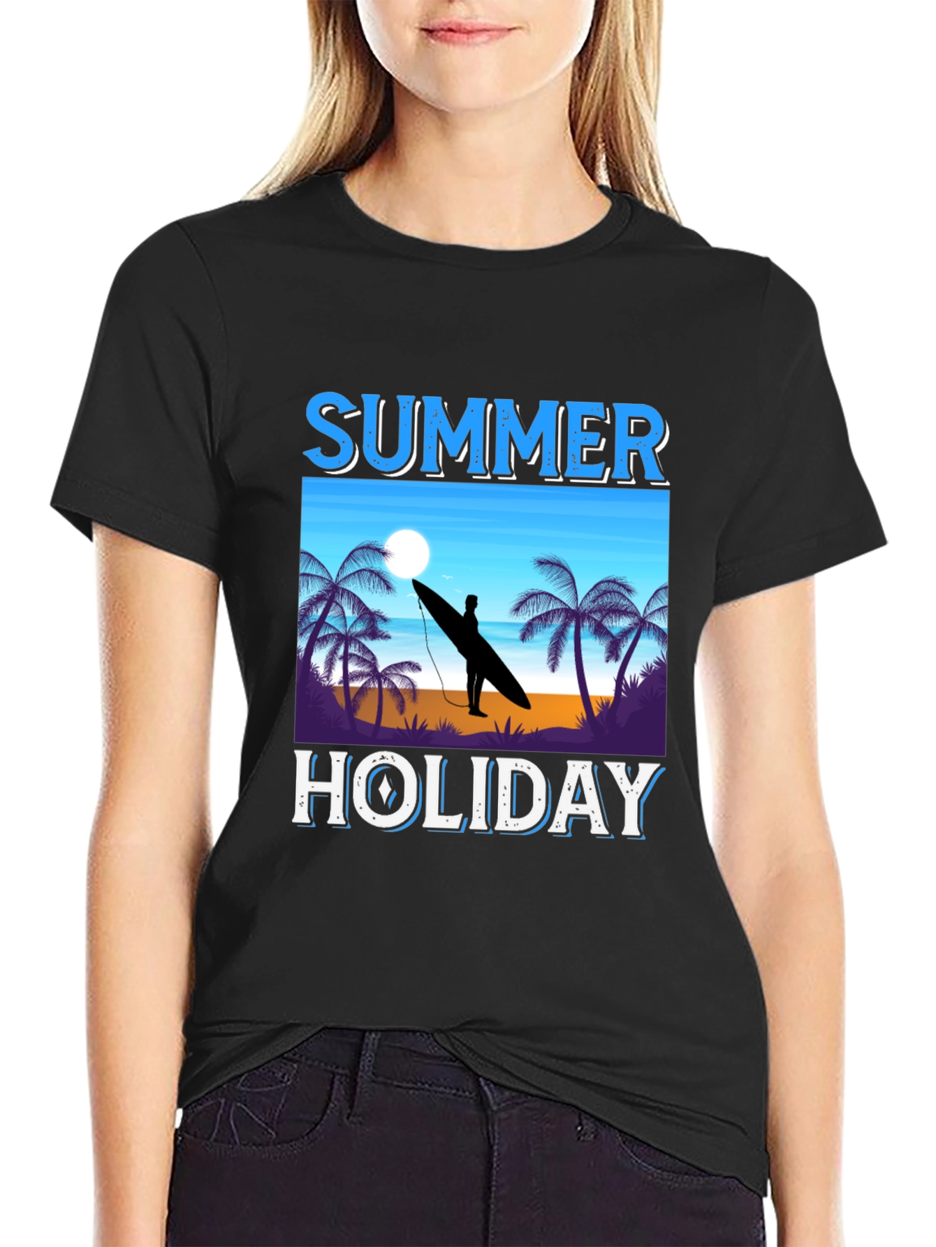 Summer Holiday Graphic T-Shirt - Beach Vibe