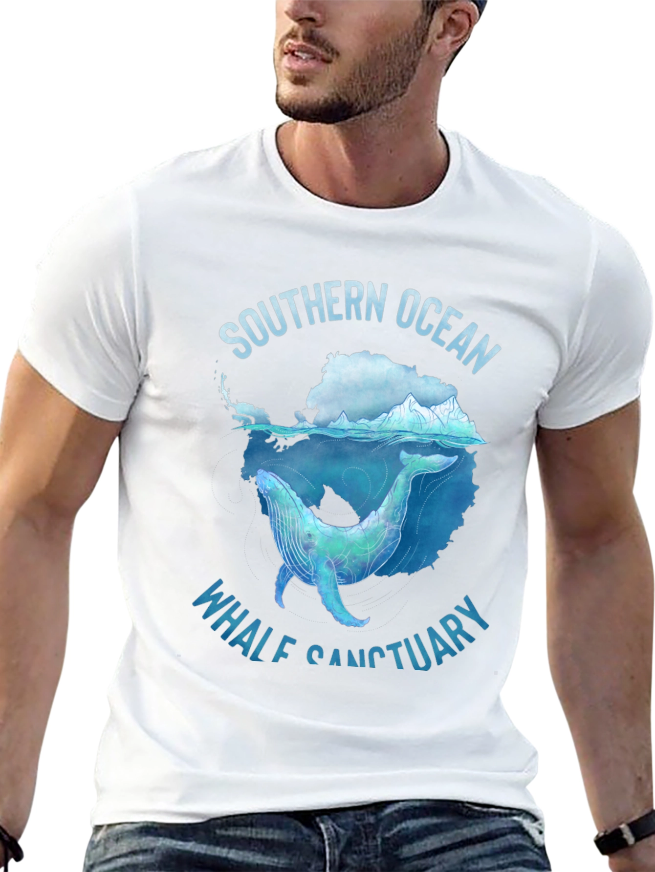 Southern Ocean Whale Sanctuary Graphic Tee