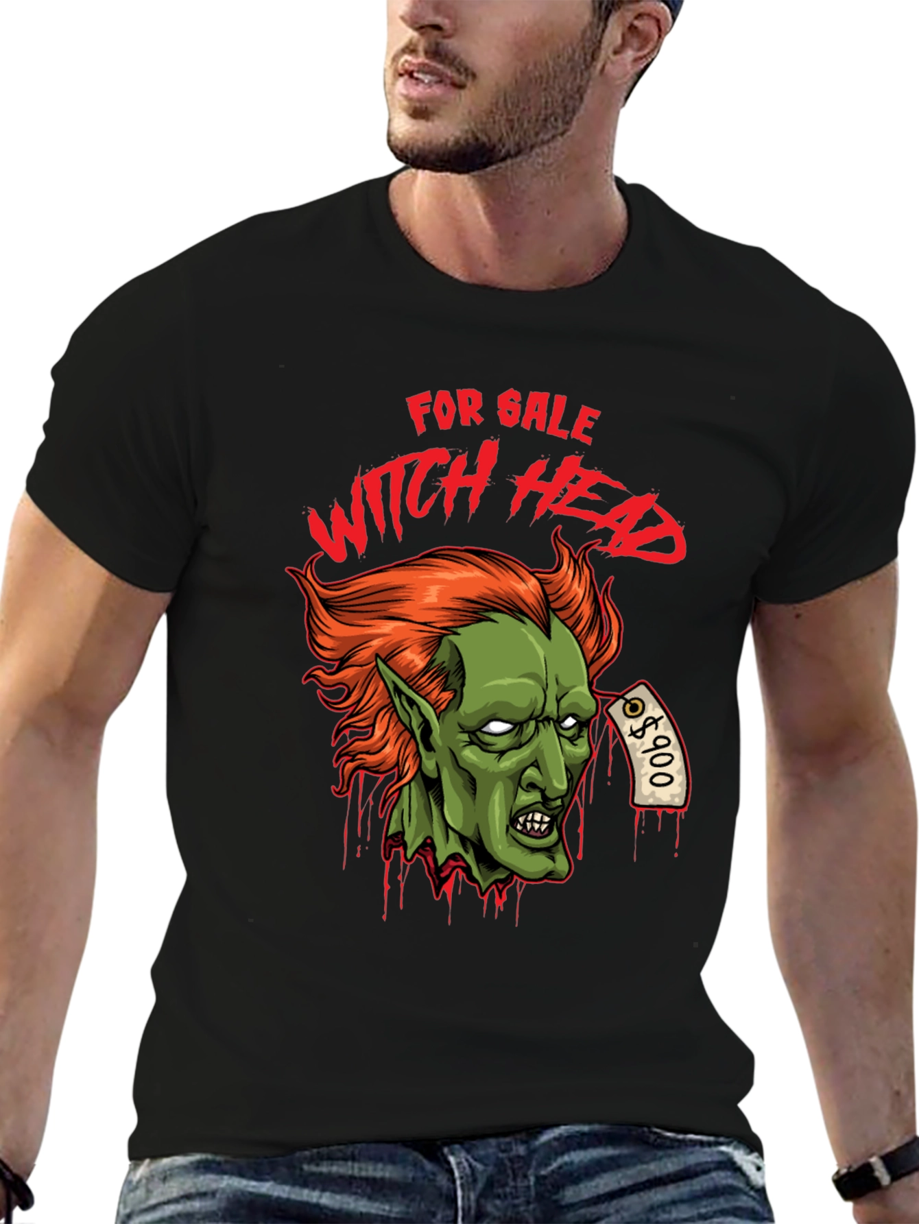 Witch Head For Sale Graphic T-Shirt