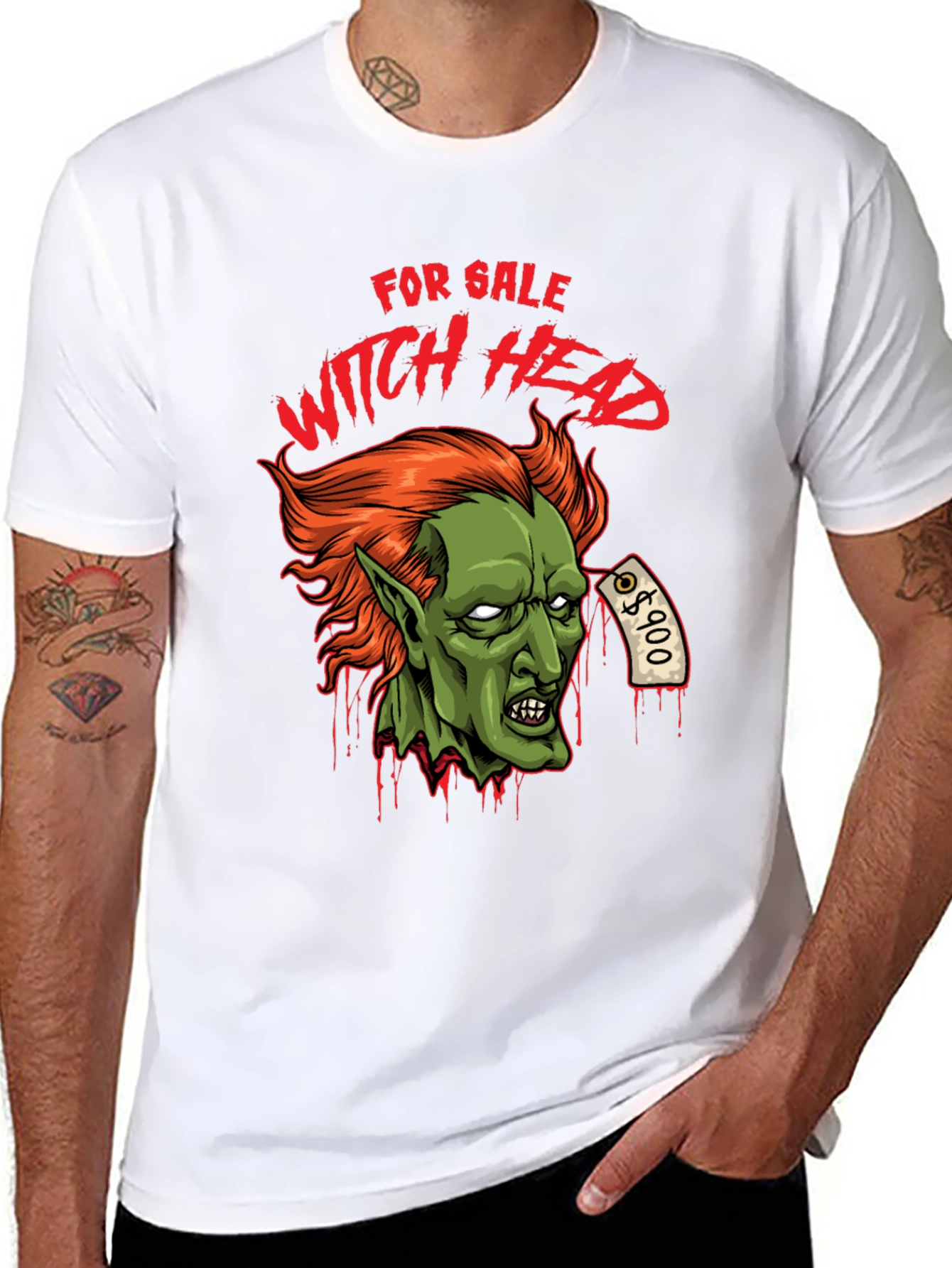 Witch Head For Sale Graphic T-Shirt