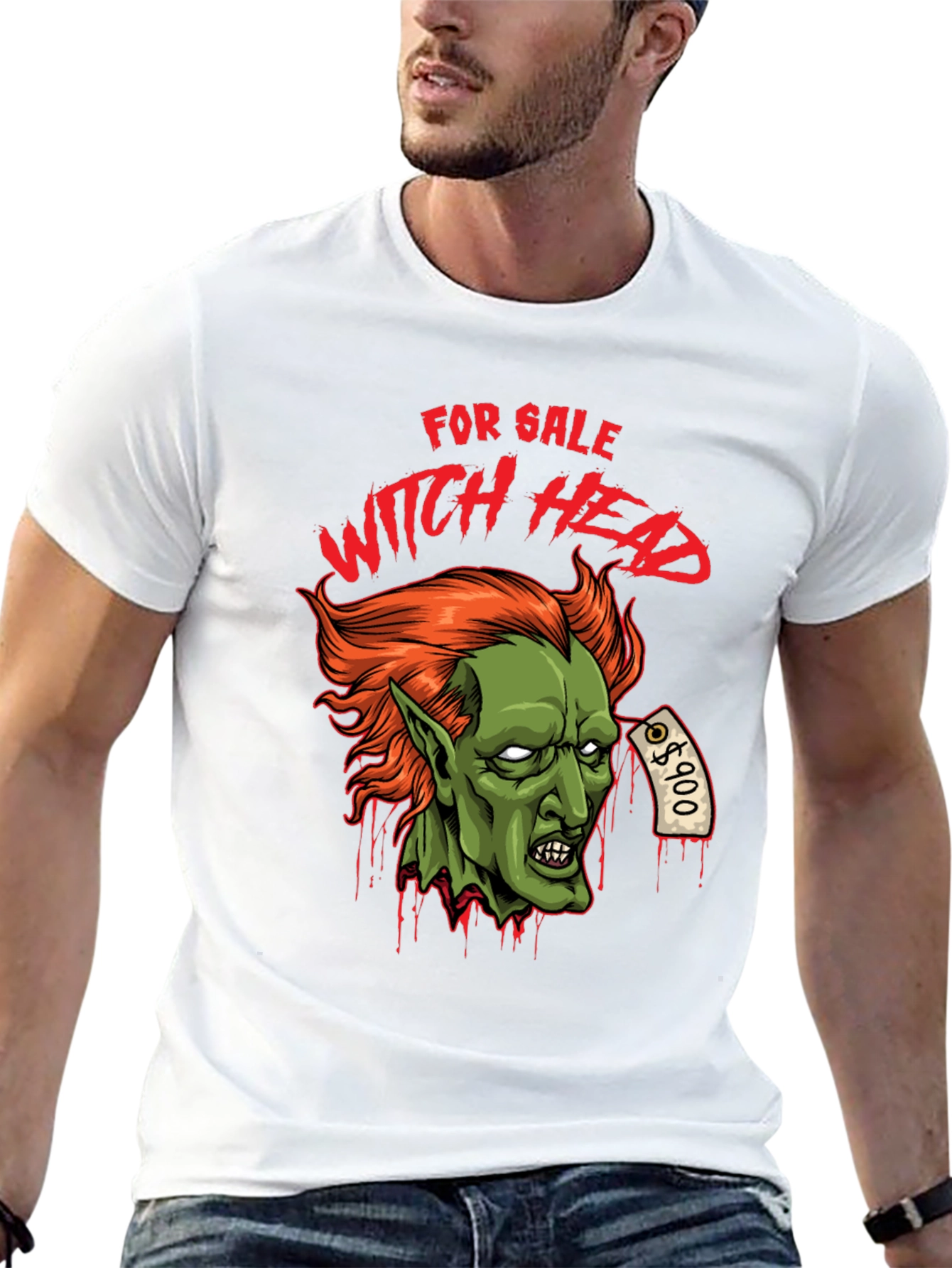 Witch Head For Sale Graphic T-Shirt