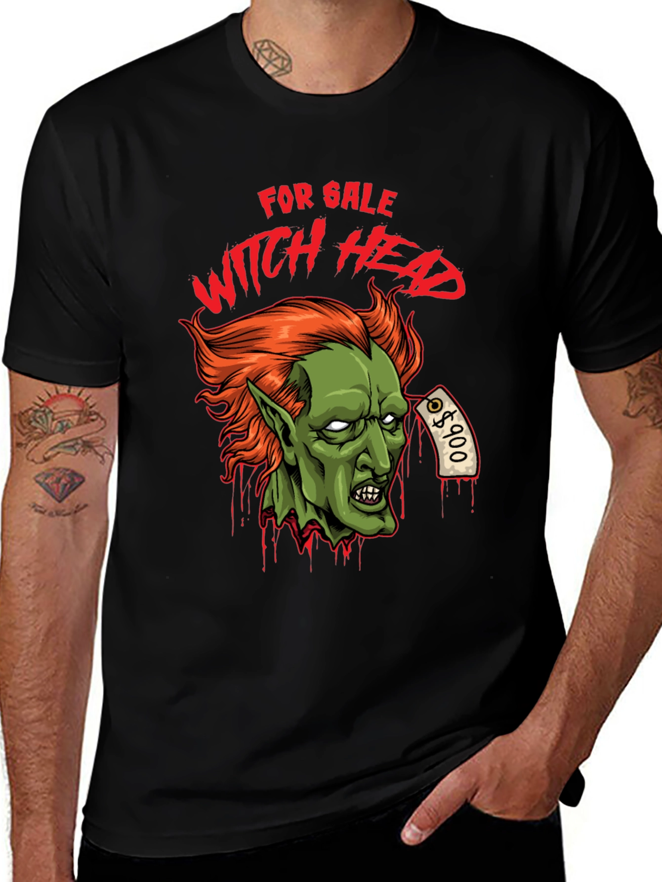 Witch Head For Sale Graphic T-Shirt