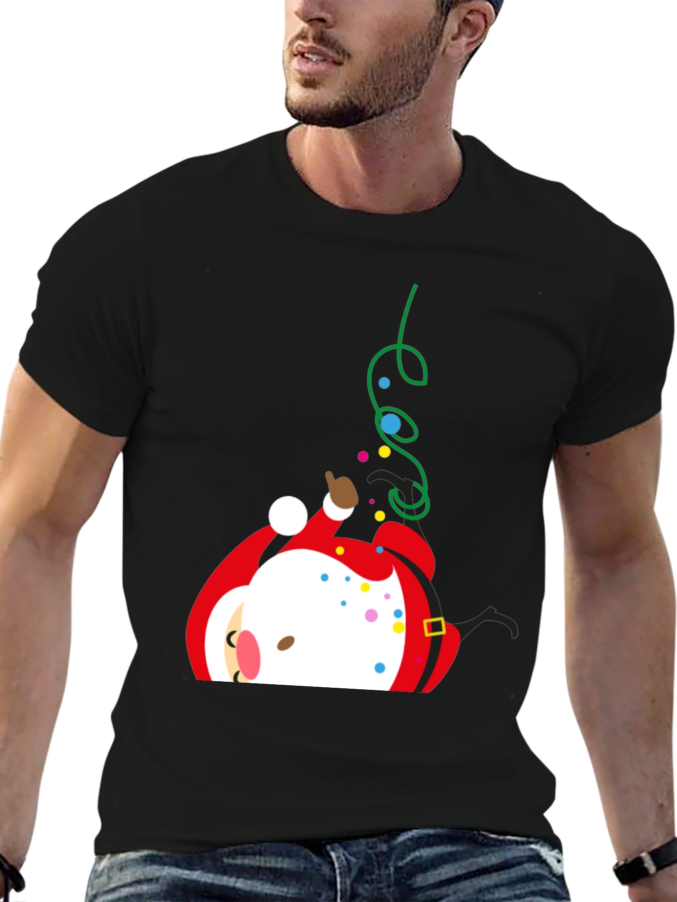 Santa T-Shirt - Funny Christmas Design