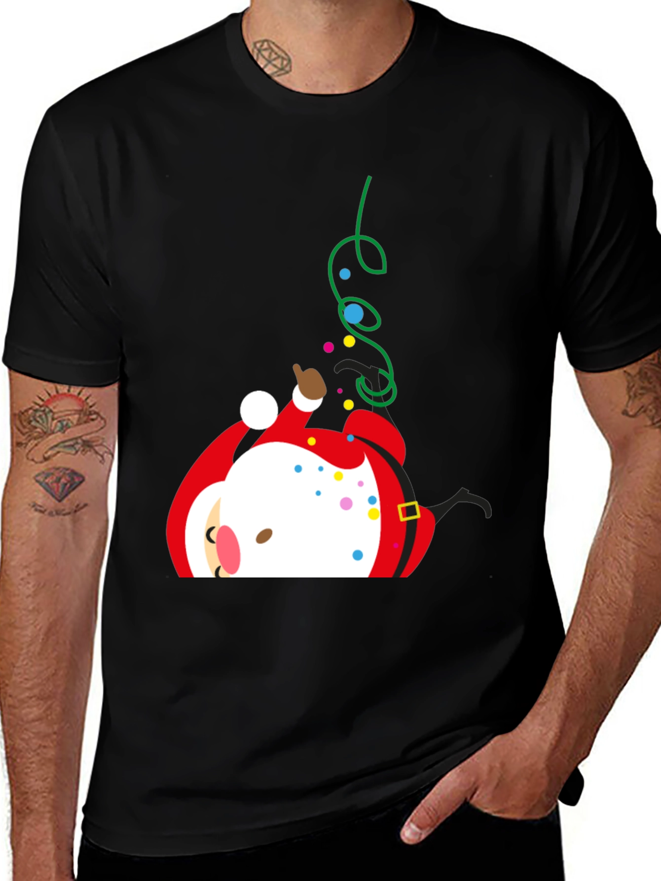 Santa T-Shirt - Funny Christmas Design