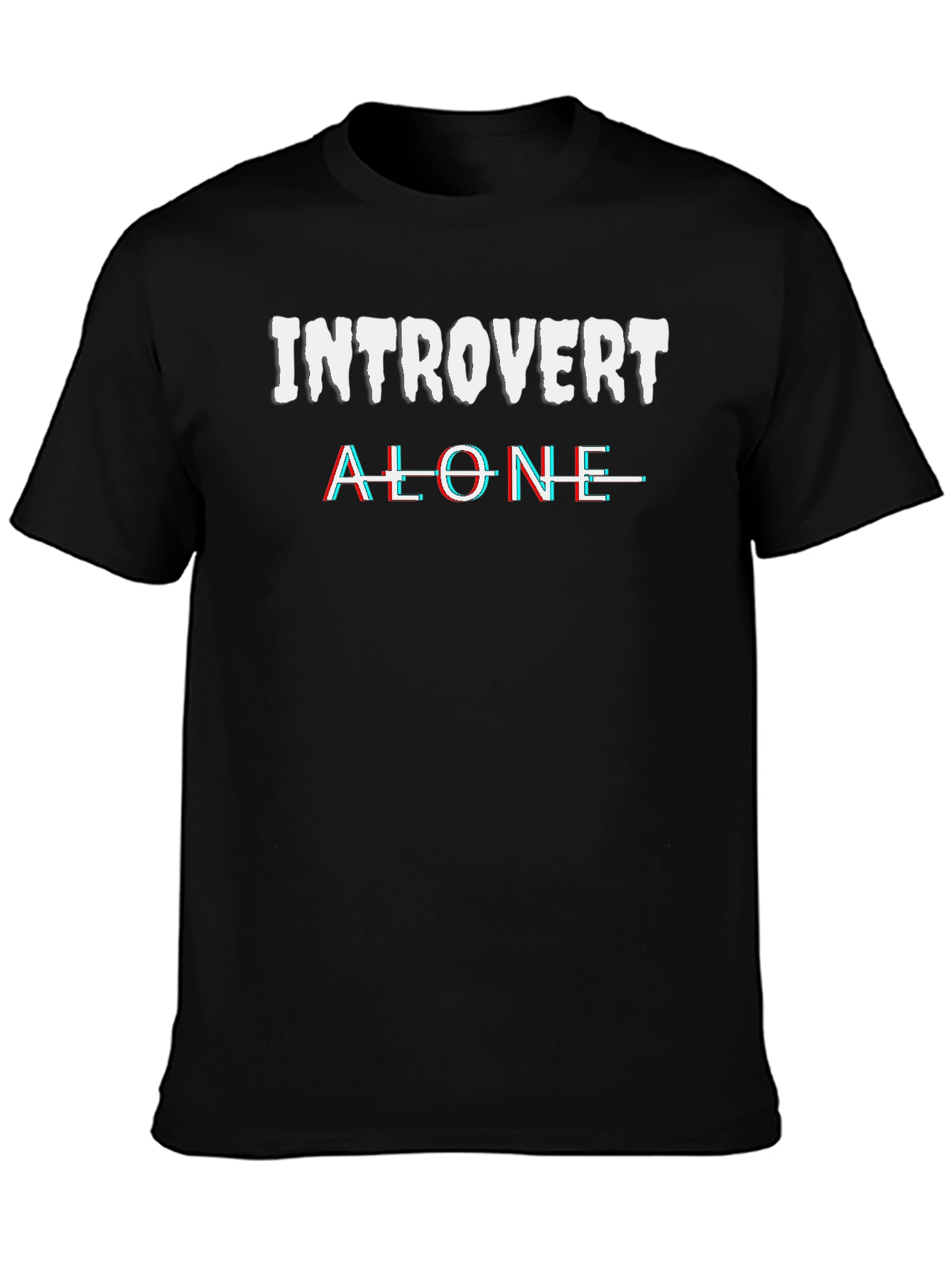 Introvert Alone Graphic T-Shirt