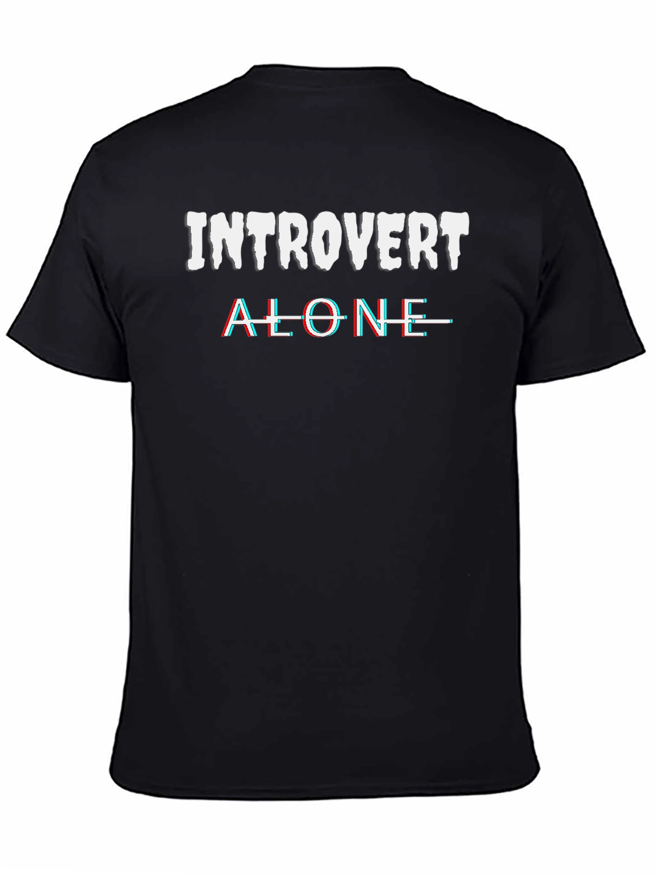 Introvert Alone Graphic T-Shirt