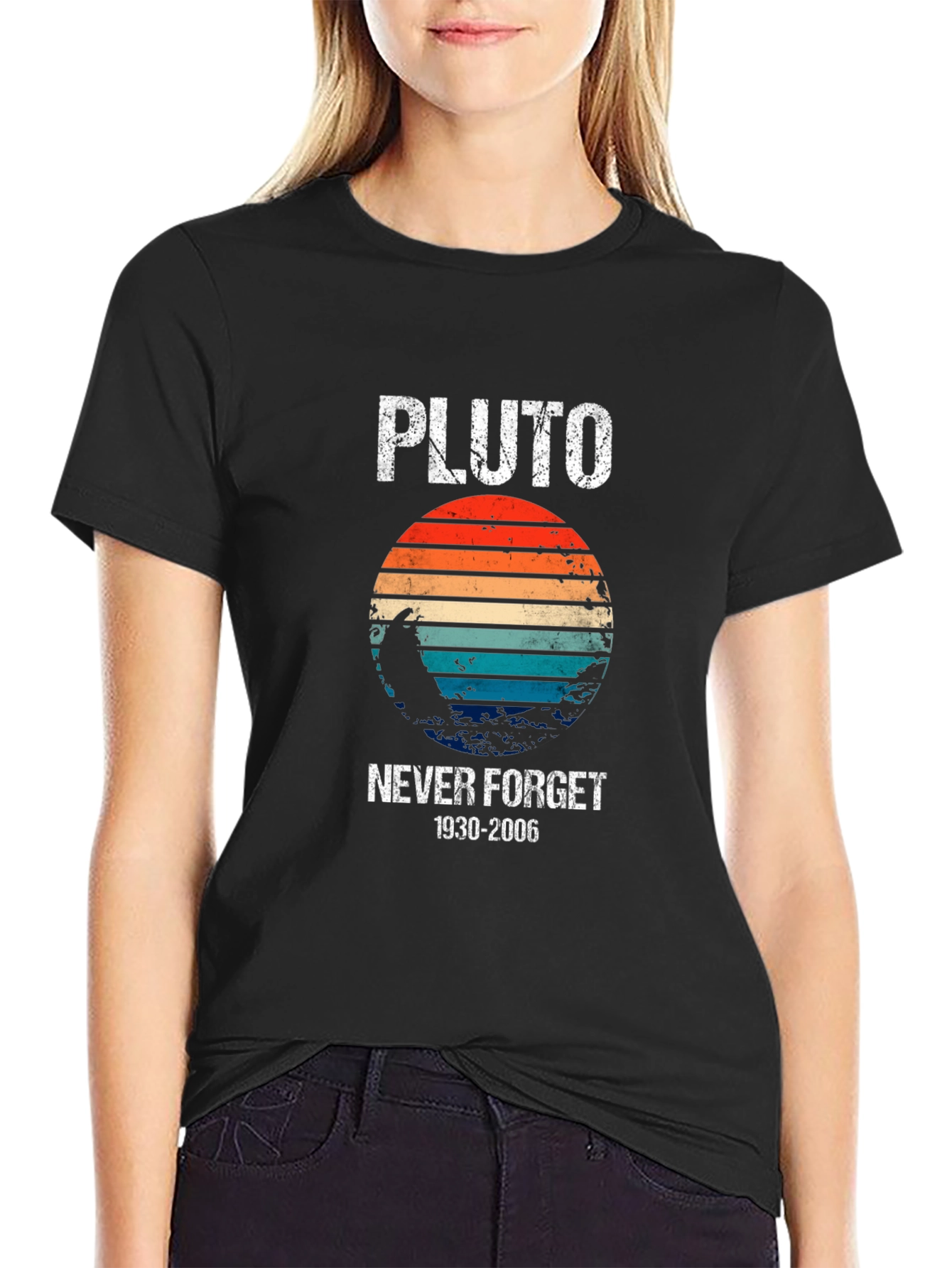 Pluto Never Forget Graphic Tee