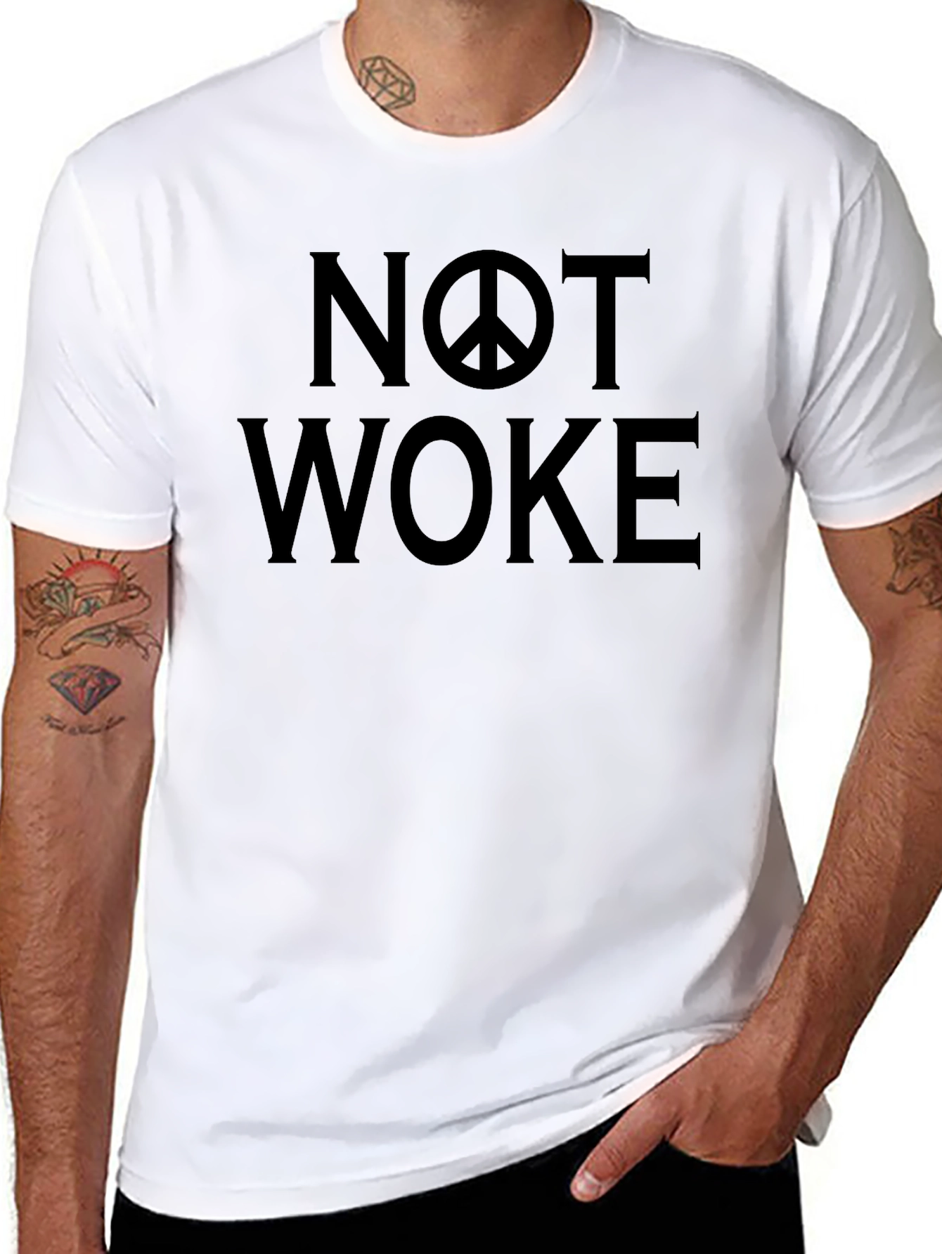 Not Woke T-Shirt - Bold Statement Tee