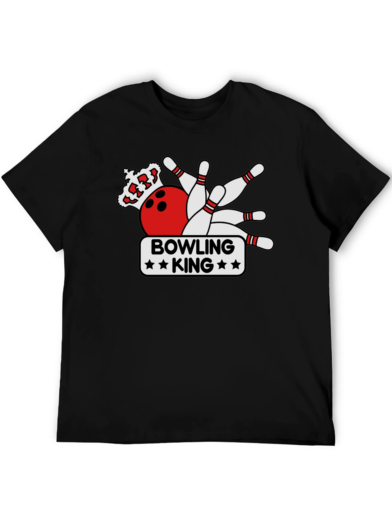 Bowling King Graphic Tee - Strike Style!