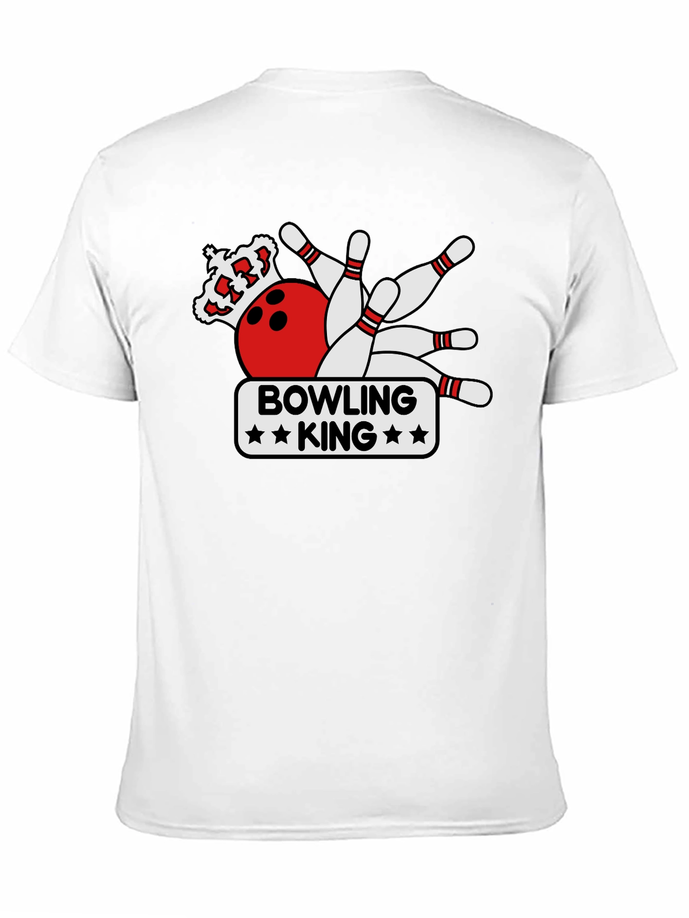 Bowling King Graphic Tee - Strike Style!