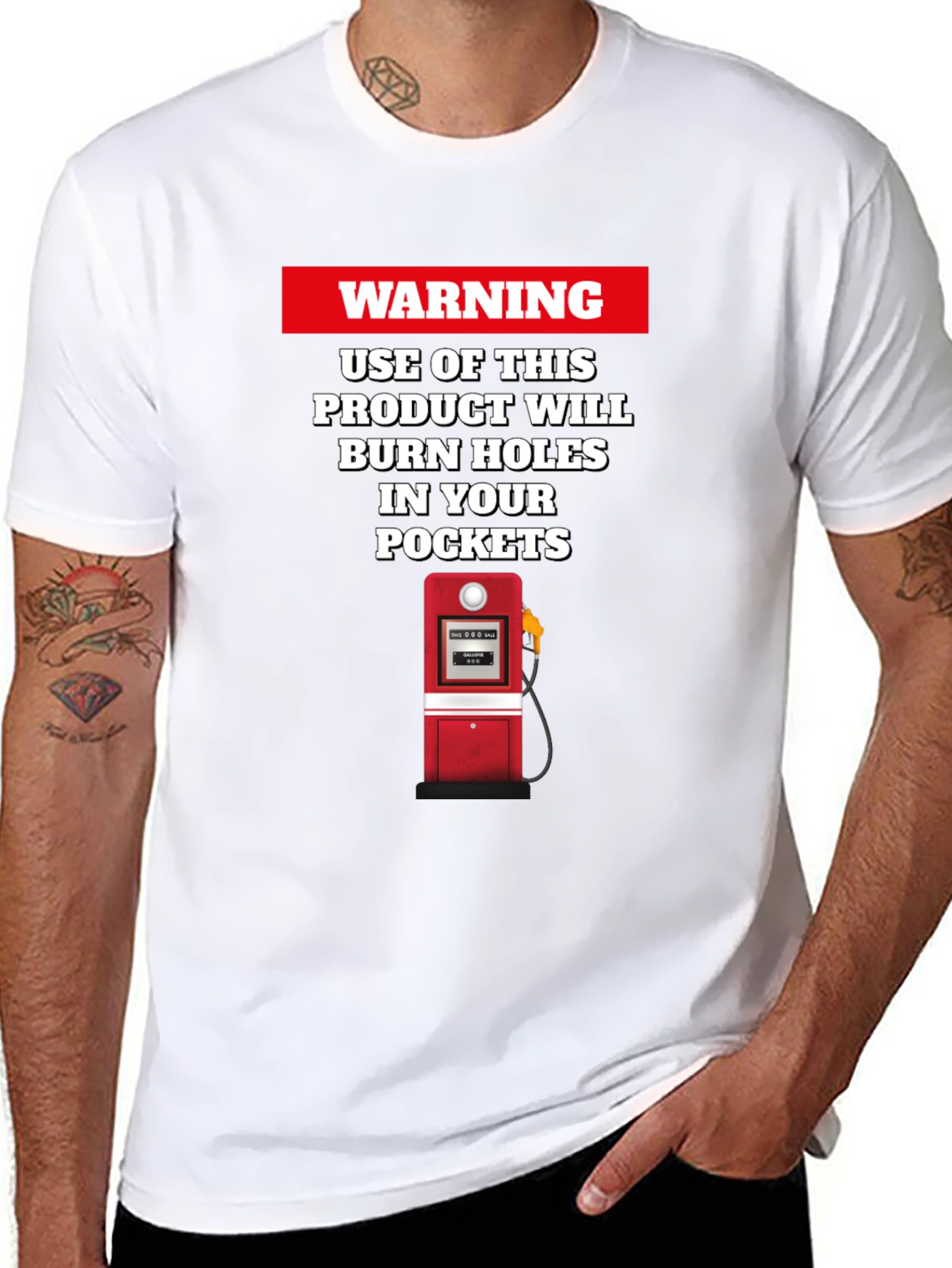 Warning: Burn Holes in Your Pockets T-Shirt
