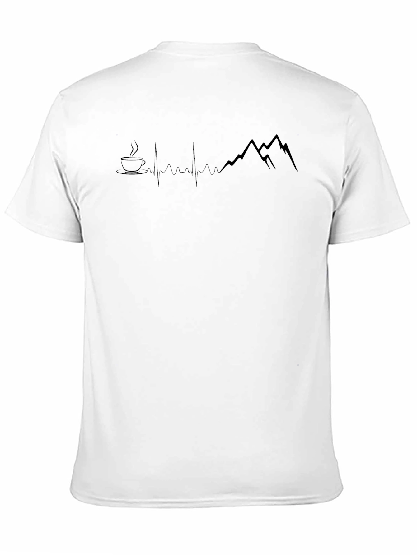 Coffee & Mountain Heartbeat Tee